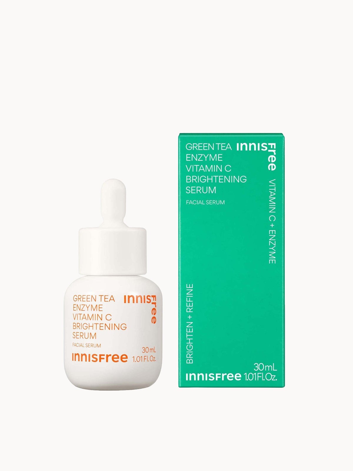 INNISFREE Green Tea Enzyme Vitamin C Brightening Serum 30ml 2