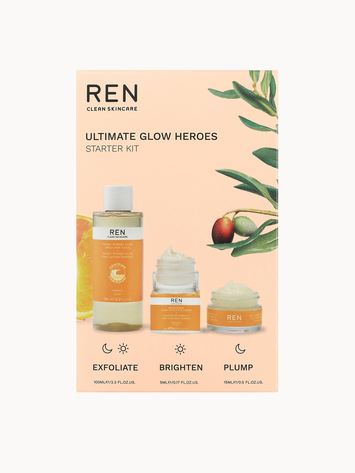 REN Clean Skincare Ultimate Glow Heroes Starter Kit