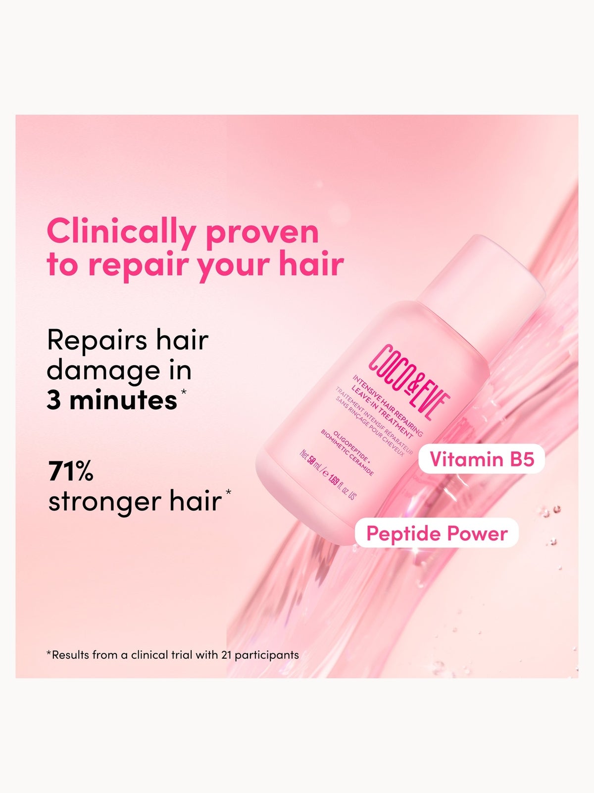 Coco & Eve Intensive Hair Repairing Leave-in Treatment 50ml 4