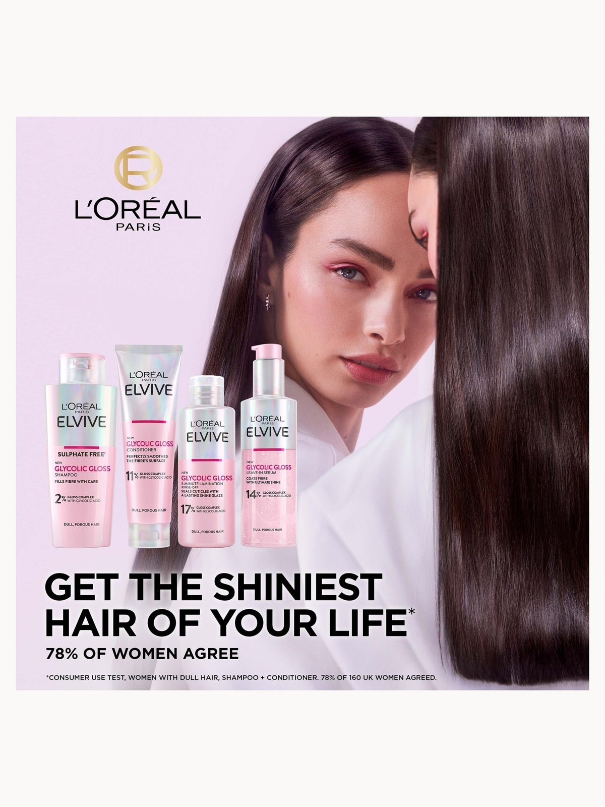 L'Oréal Paris Elvive Glycolic Gloss Glossing Routine for Dull Hair 2