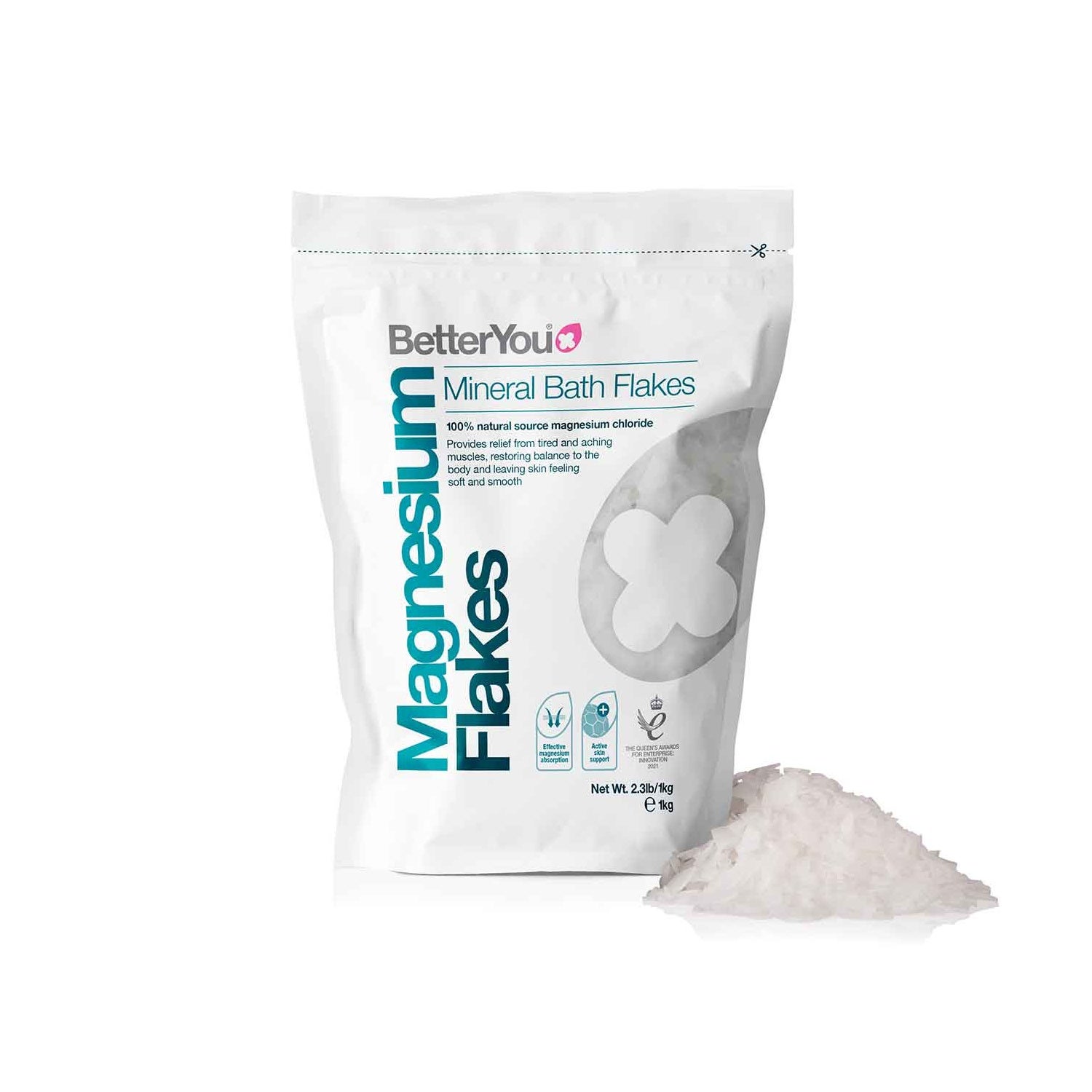 BetterYou Magnesium Chloride Flakes - 1kg