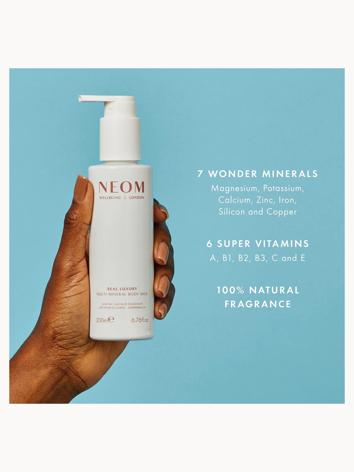 NEOM Real Luxury Multi-Mineral Body Milk 200ml 2