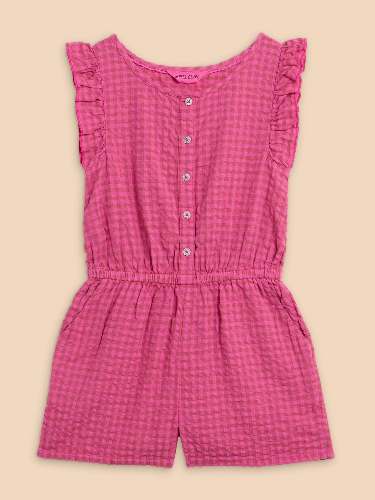 Playsuit mit Vichy-Karo - 3-4