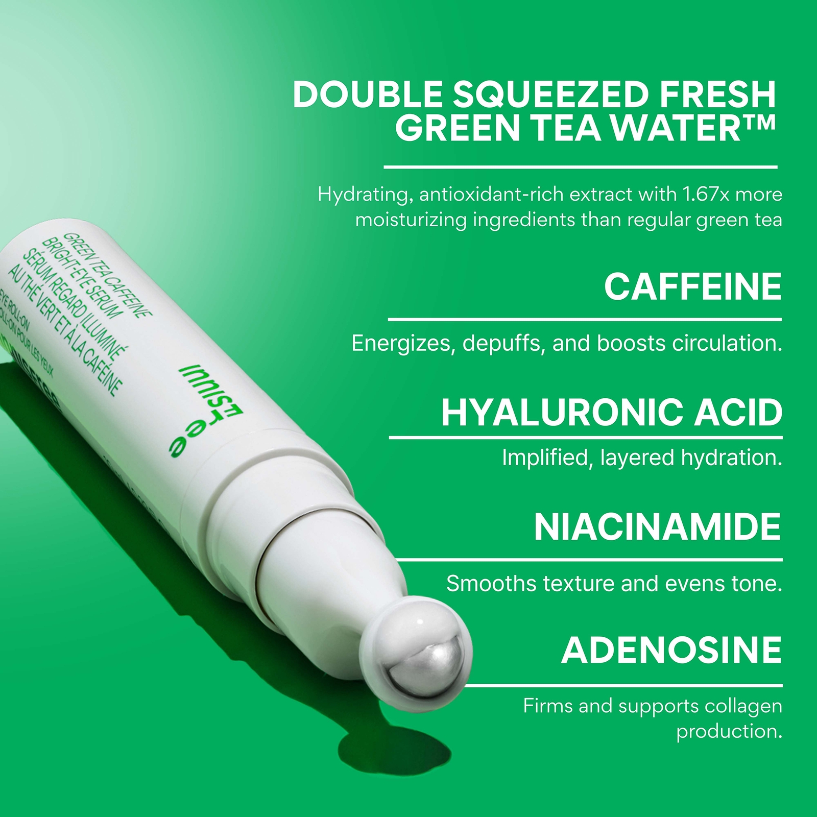Thumbnail - INNISFREE Green Tea Caffeine Bright-Eye Serum 10ml