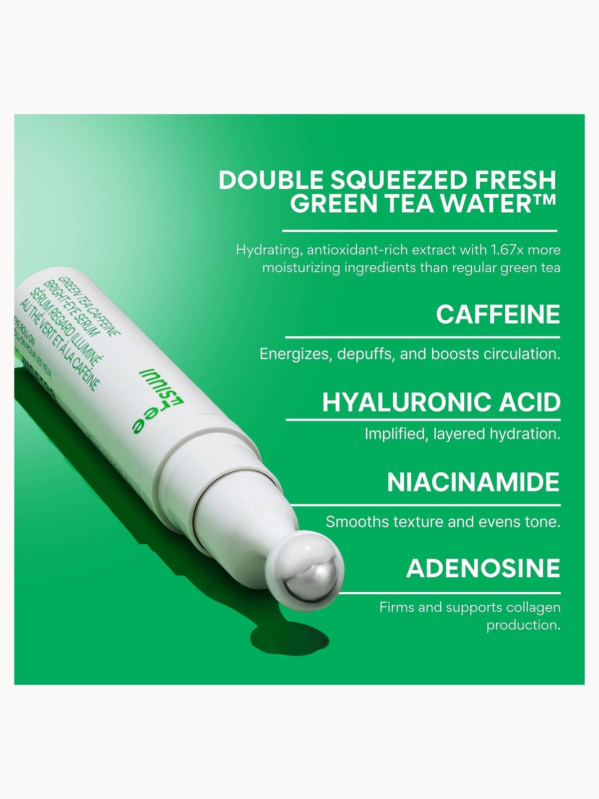 INNISFREE Green Tea Caffeine Bright-Eye Serum 10ml 4