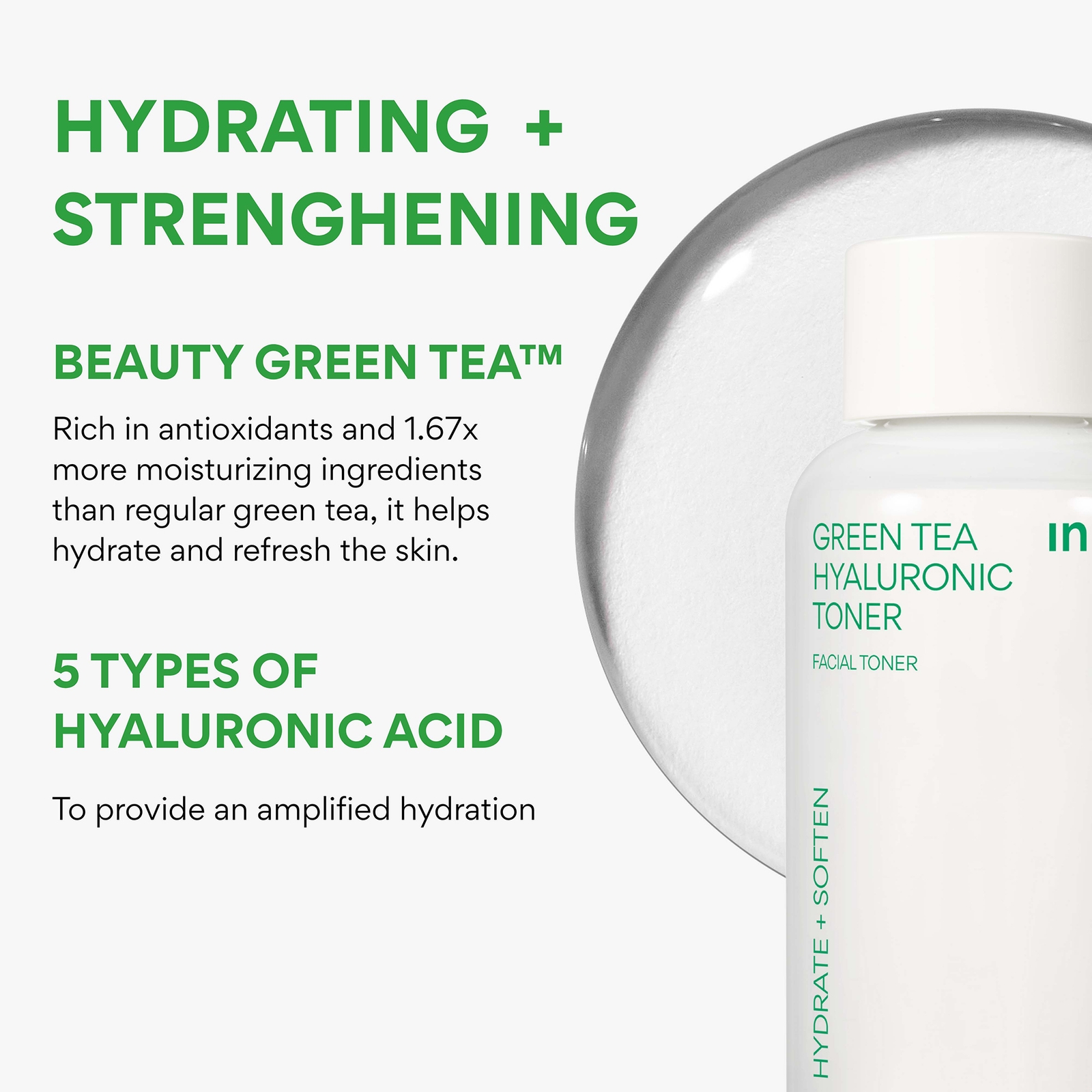 Thumbnail - INNISFREE Green Tea Hyaluronic Toner 140ml