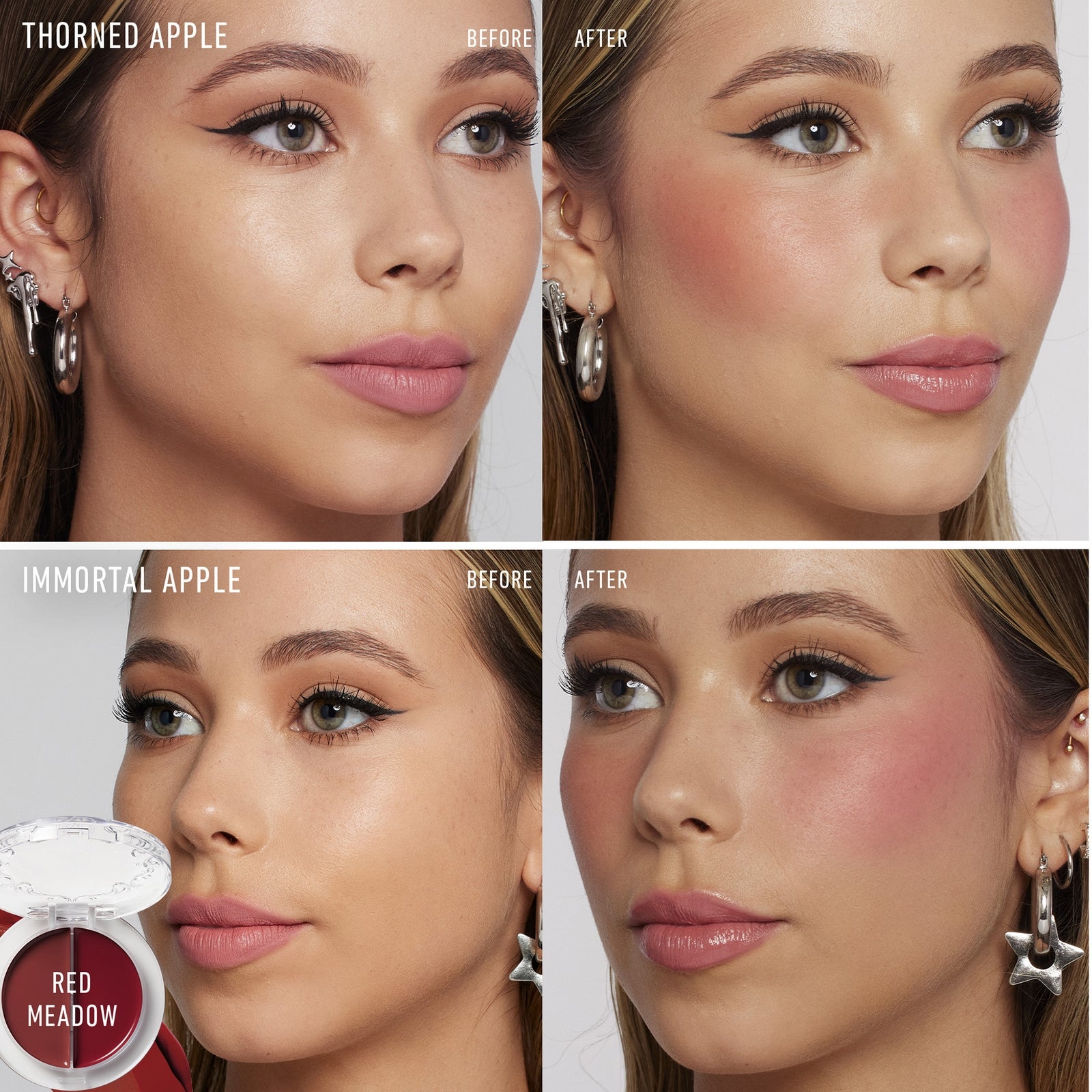 KVD Beauty Good Apple Blush Duo 50g (Various Shades) - Red Medow 3