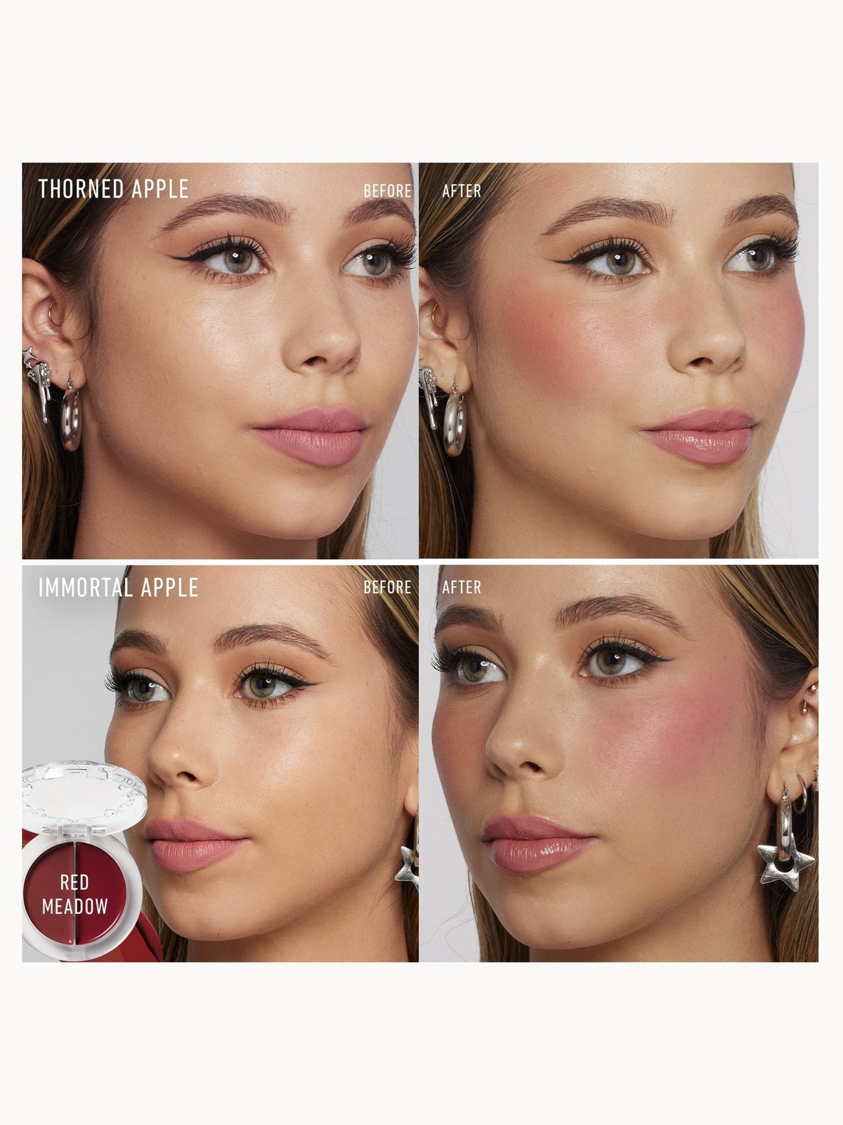 KVD Beauty Good Apple Blush Duo 50g (Various Shades) - Red Medow 3