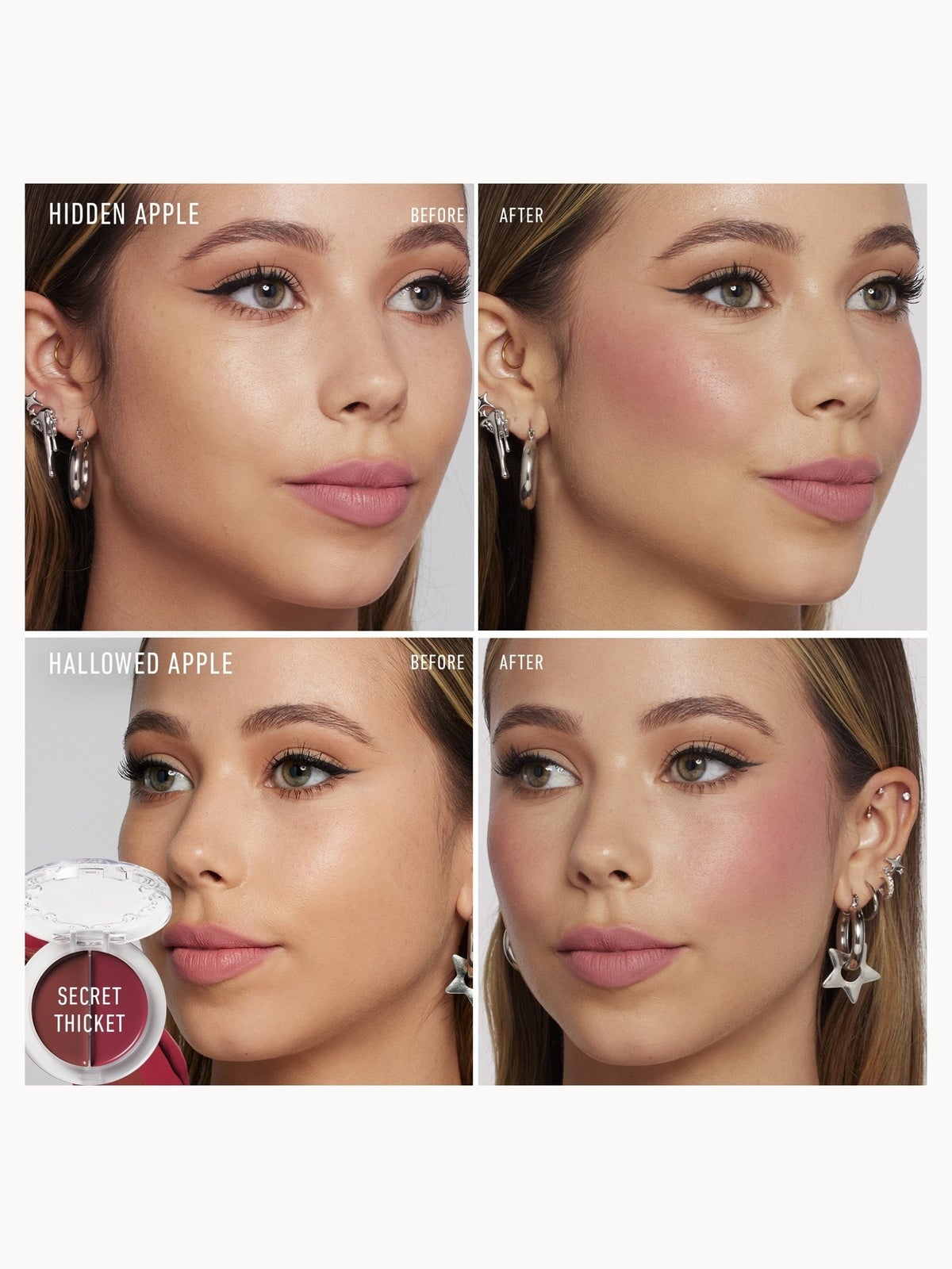 KVD Beauty Good Apple Blush Duo 50g (Various Shades) - Secret Thicket 3