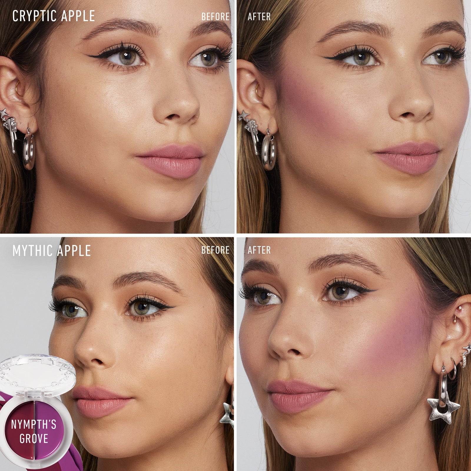 KVD Beauty Good Apple Blush Duo 50g (Various Shades) - Nymph's Grove 3