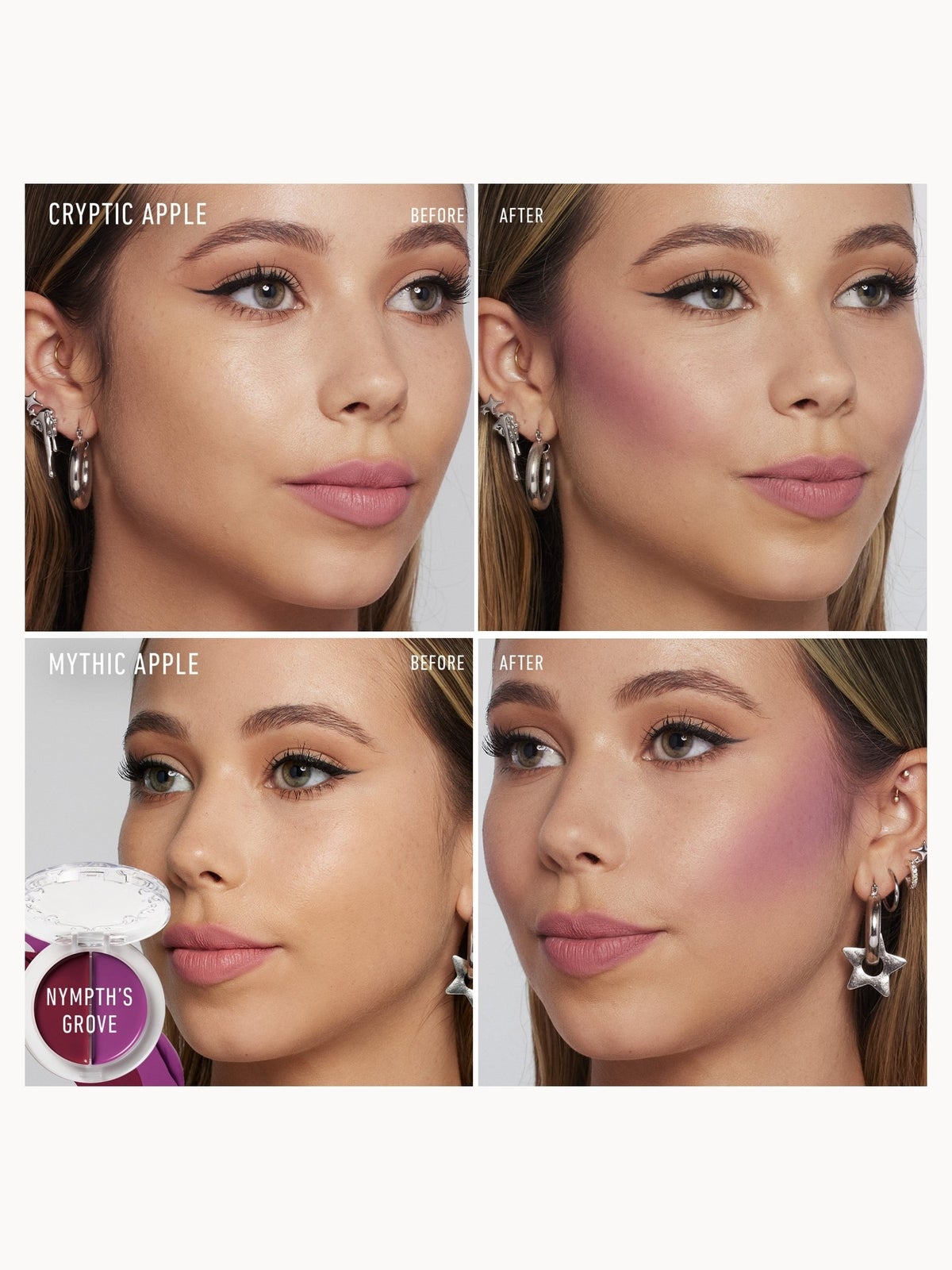 KVD Beauty Good Apple Blush Duo 50g (Various Shades) - Nymph's Grove 3