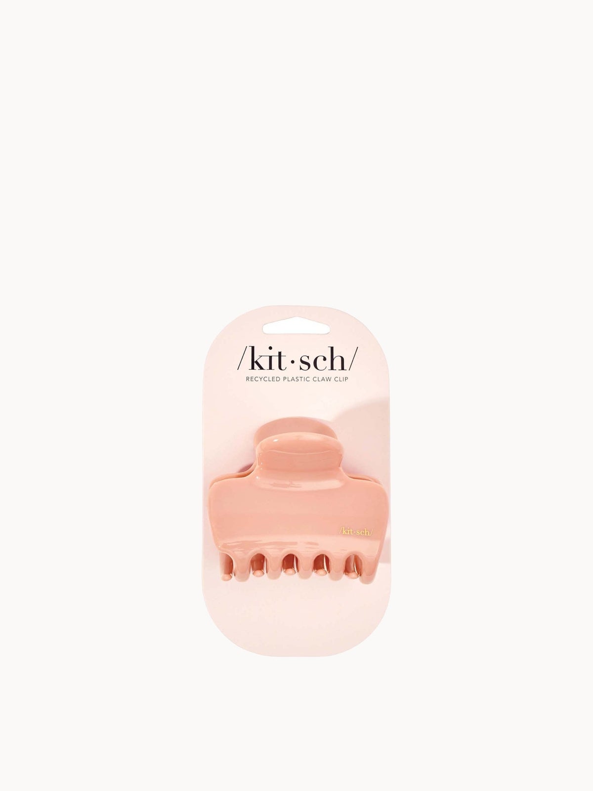 Kitsch Recycled Plastic Puffy Claw Clip - Rosewood 20g
