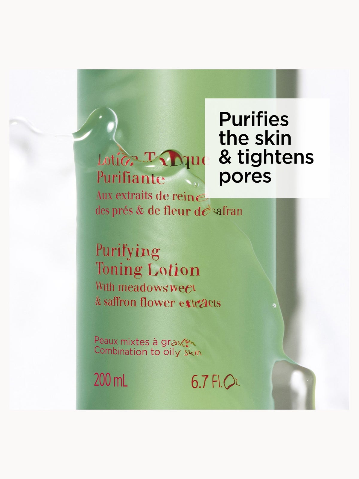 Clarins Purifying Toning Lotion Combination/Oily Skin 200ml, photo 3
