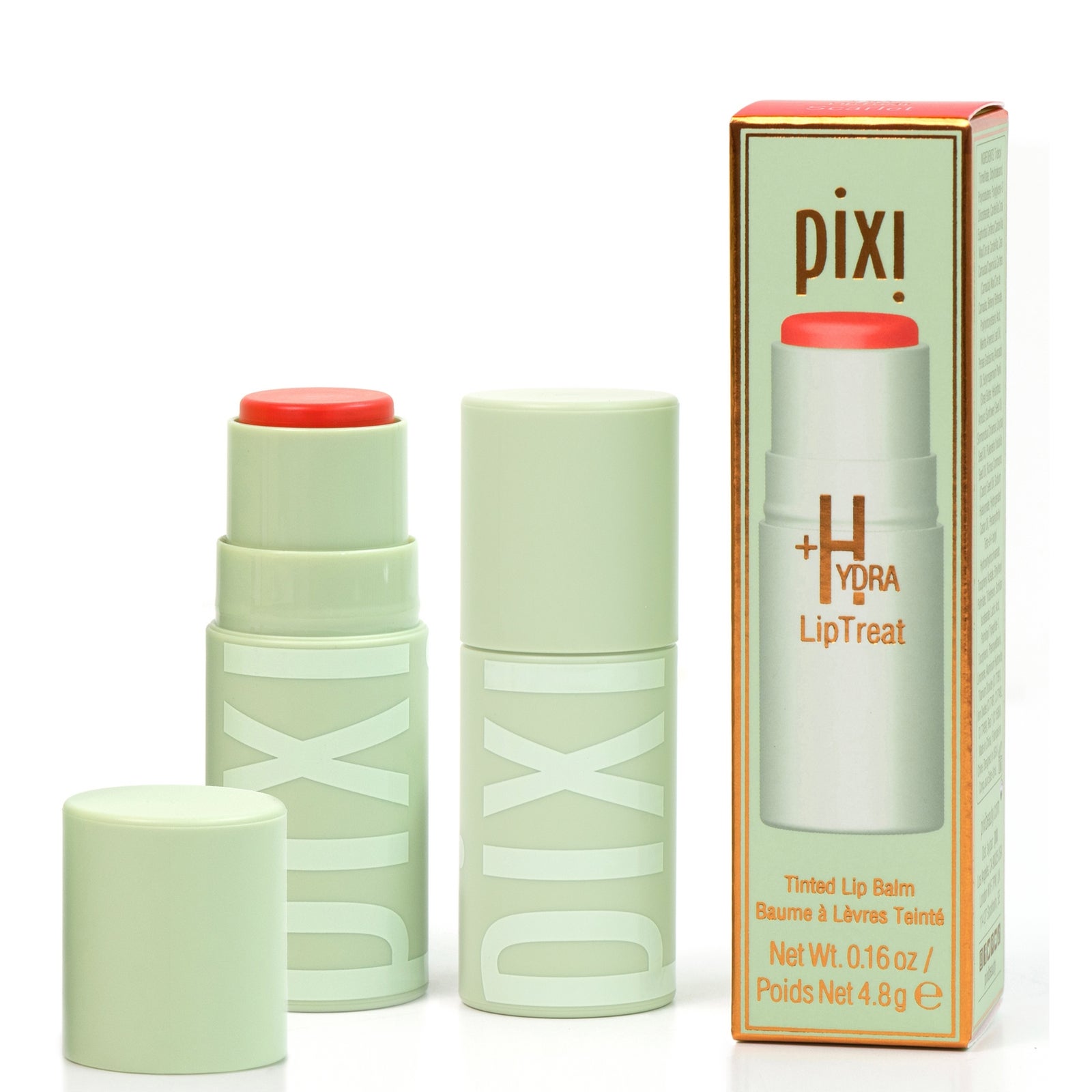 PIXI +Hydra LipTreat Balm 4.8g (Various Shades) - Scarlet