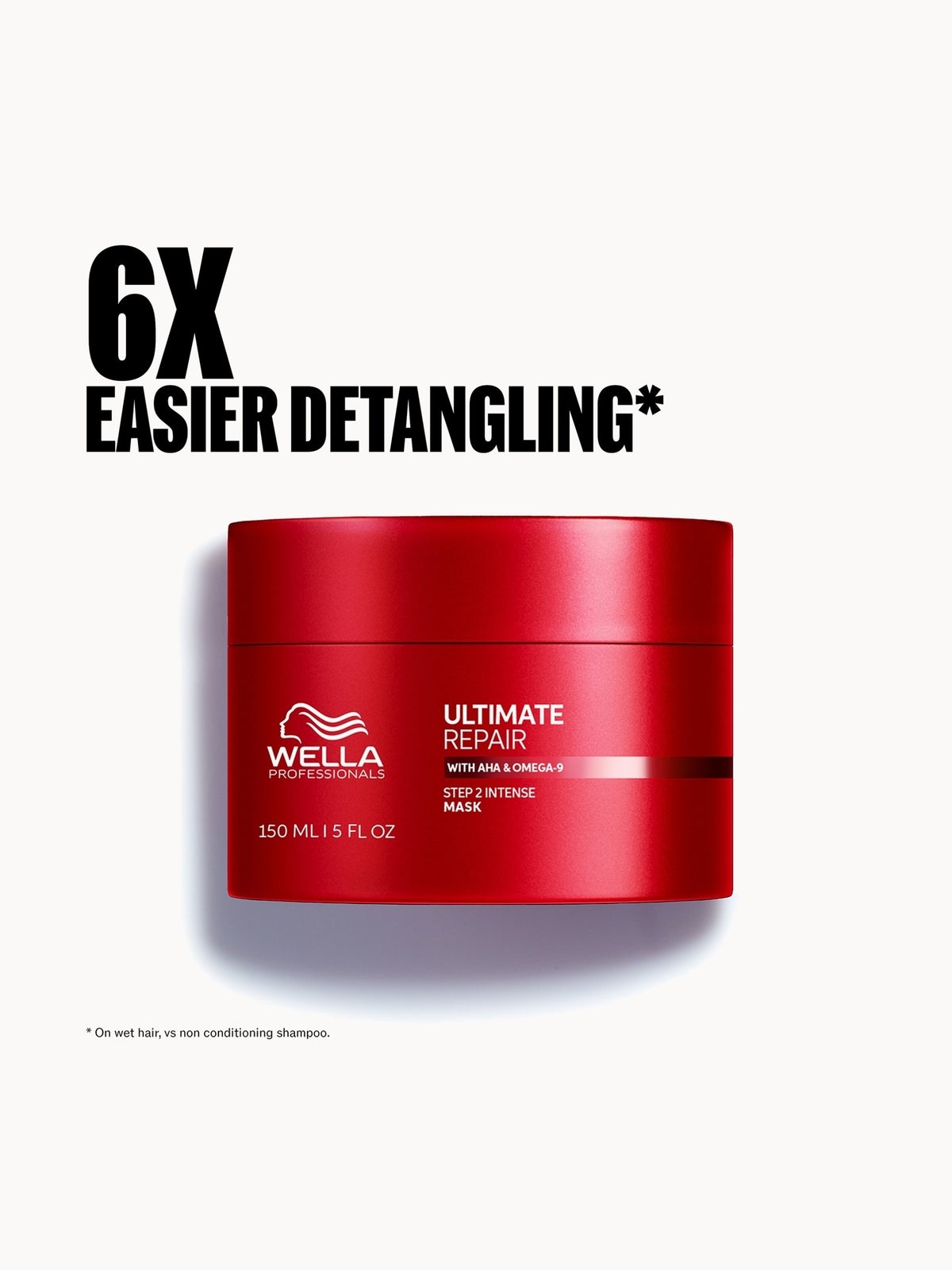 Wella Professionals Ultimate Repair Hair Mask, Repairs Highly Damaged Hair, For All Hair Types, 150ml 2