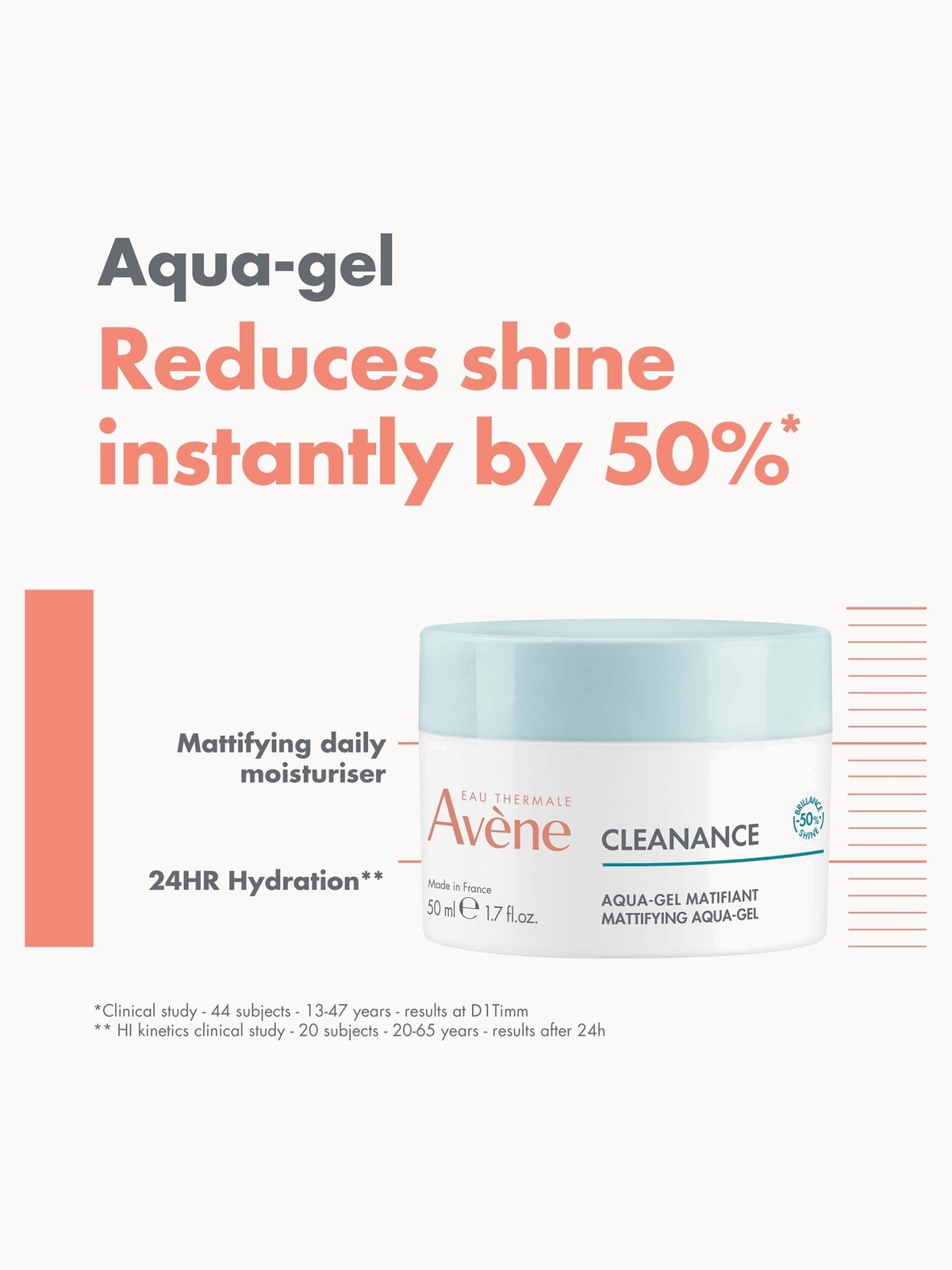 Avène Cleanance Mattifying Aqua-Gel for Oily Skin 50ml 2