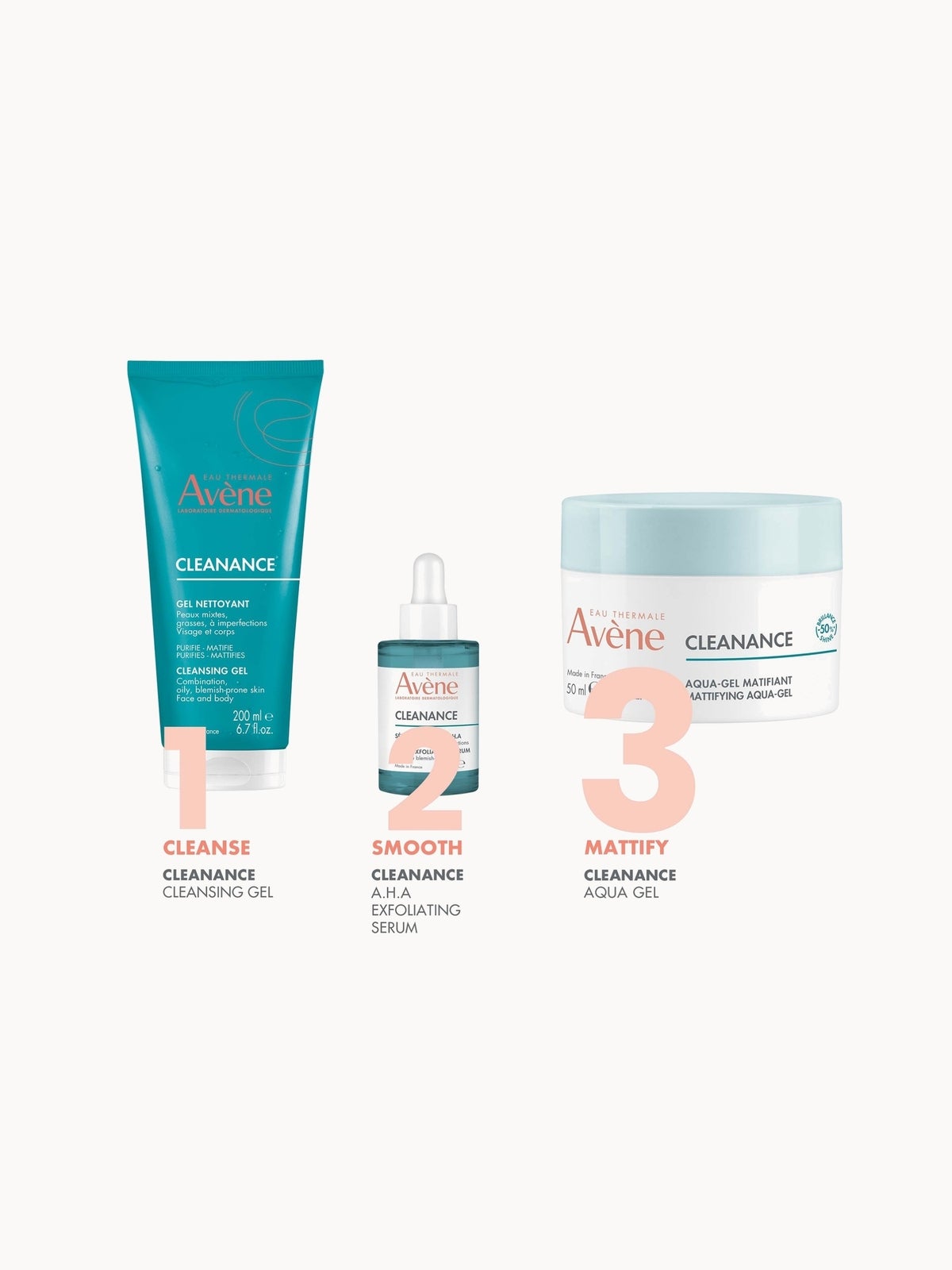 Avène Cleanance Mattifying Aqua-Gel for Oily Skin 50ml 4