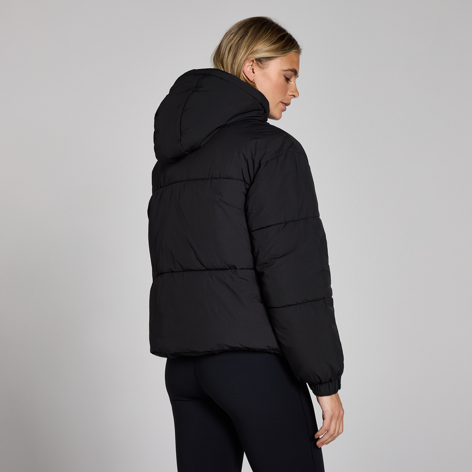 MP Damen Kurze Steppjacke – Schwarz - S