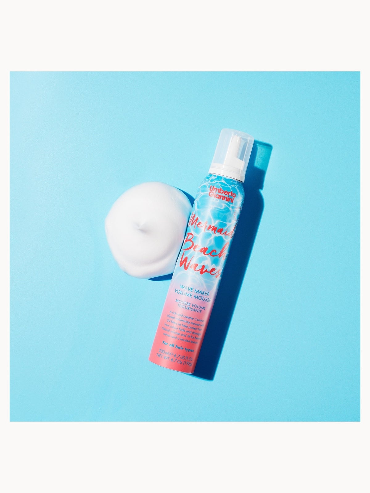 Umberto Giannini Mermaid Beach Waves Mousse 200ml 4