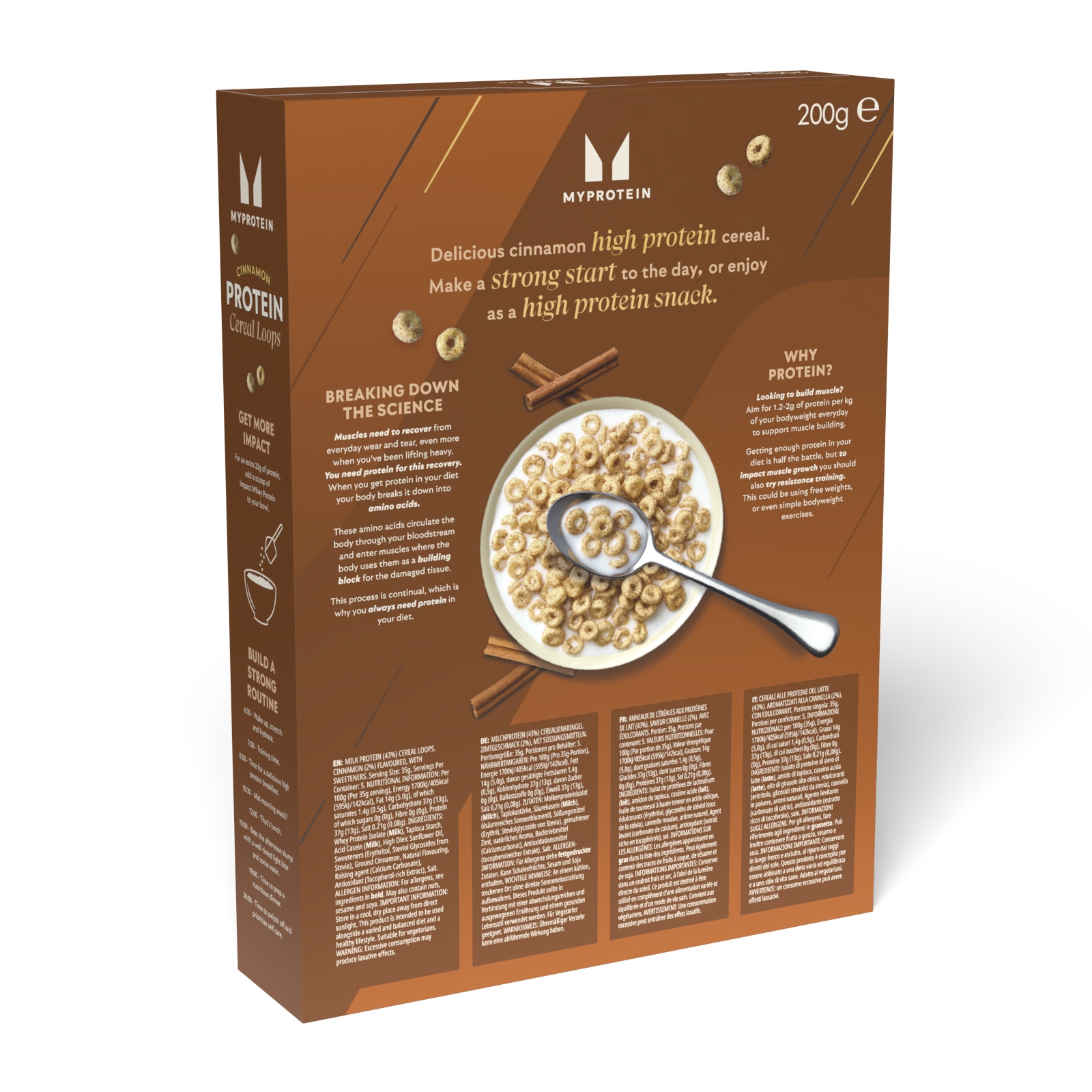 Protein-Cerealienkringel - 2 x 200g - Zimt