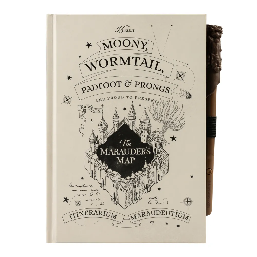 Harry Potter The Marauder's Map Optically Variable Ink Premium A5 Notebook Harry Potter The Marauder's Map Optically Variable Ink Premium A5 Notebook