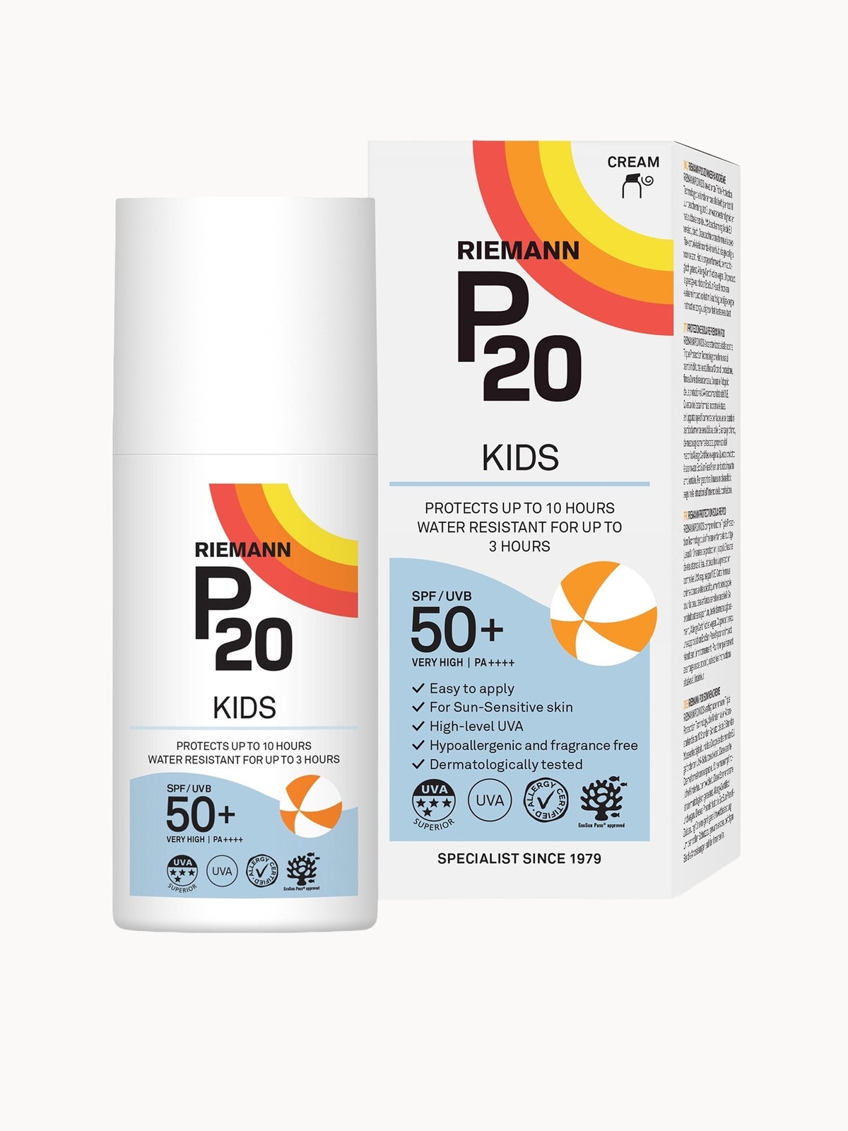 Riemann P20 Kids SPF50+ Pump Cream 200ml 2