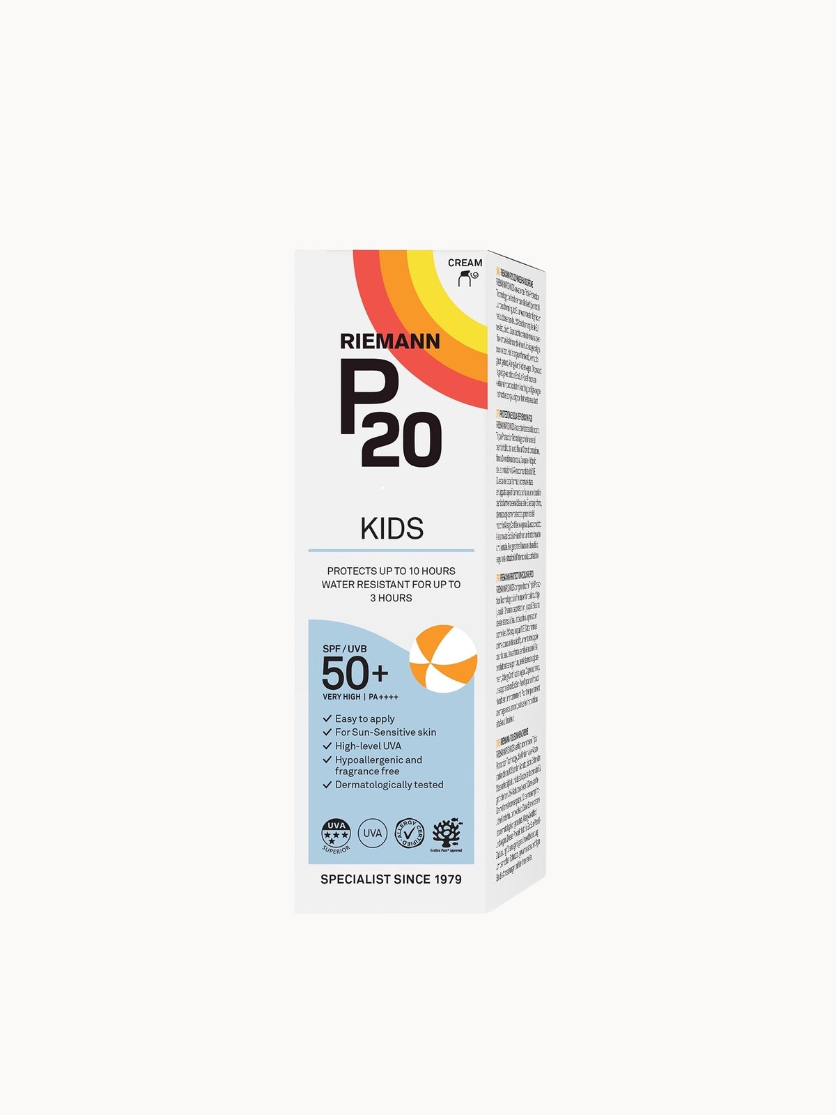 Riemann P20 Kids SPF50+ Pump Cream 100ml 2