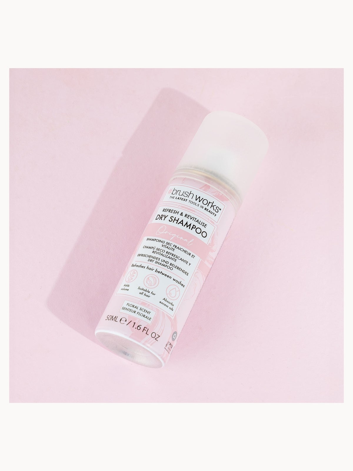 brushworks Refresh & Revitalise Floral Dry Shampoo 50ml 4