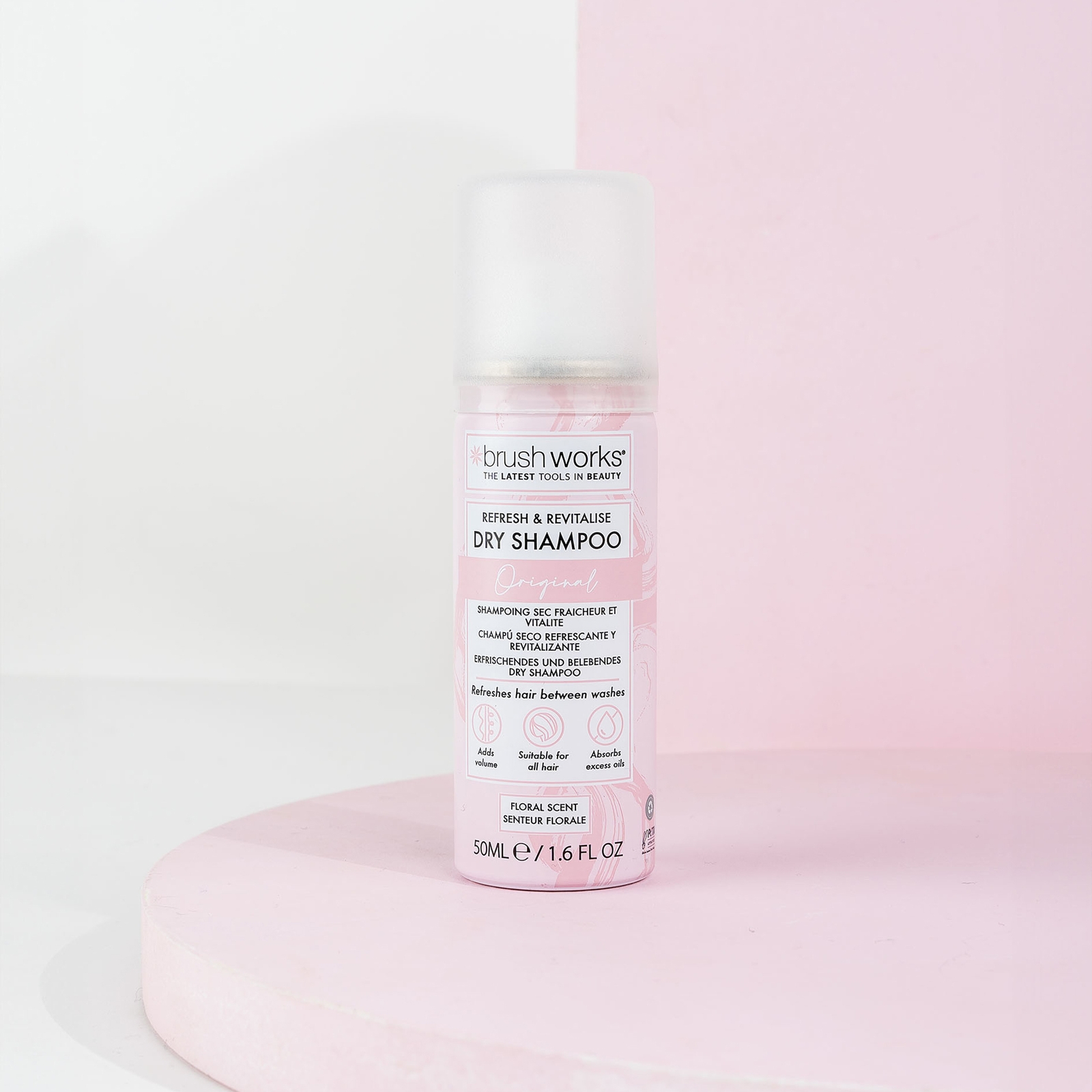 Thumbnail - brushworks Refresh & Revitalise Floral Dry Shampoo 50ml