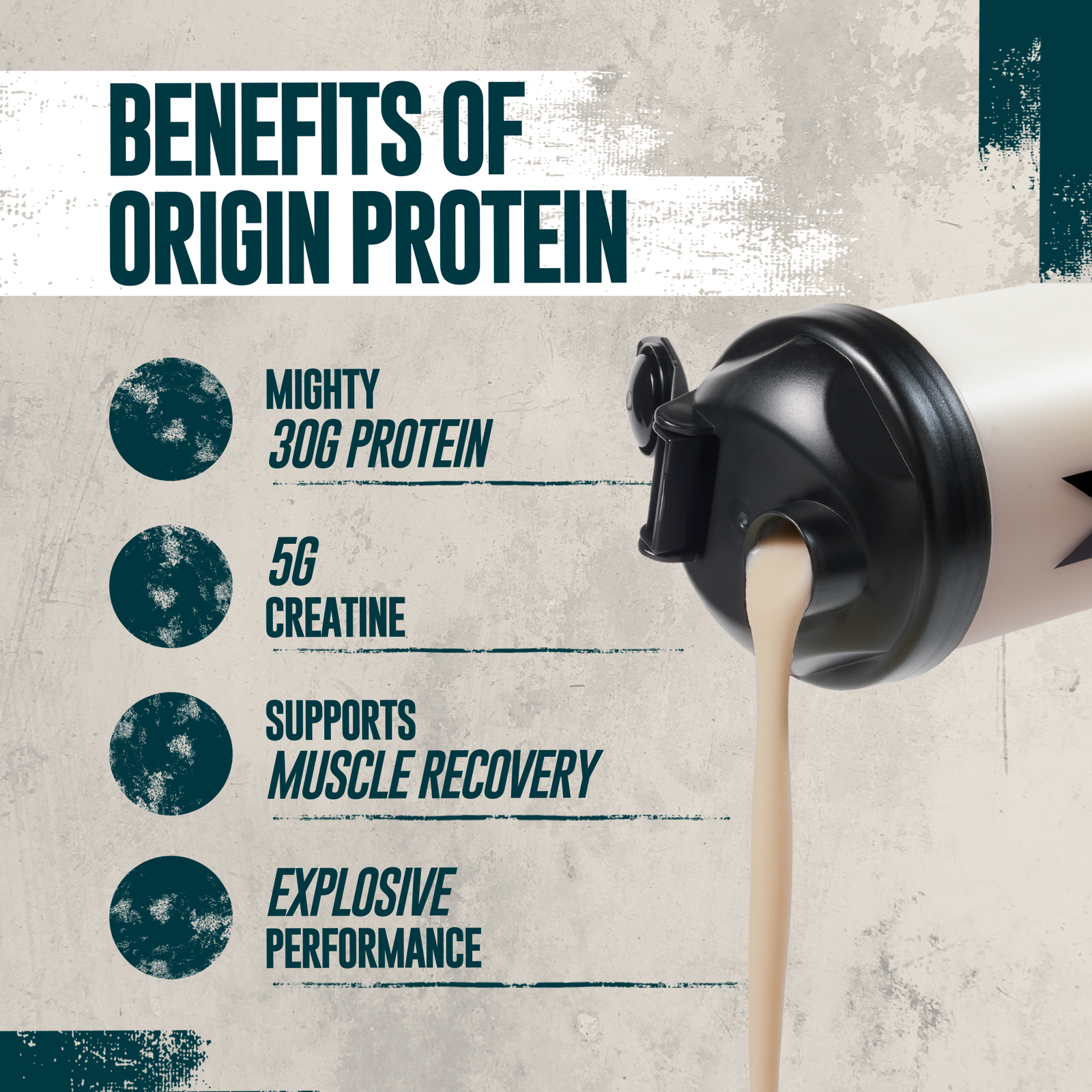 Myprotein Origin Protein (with Creatine) - 25servings - Caramelised Biscuit