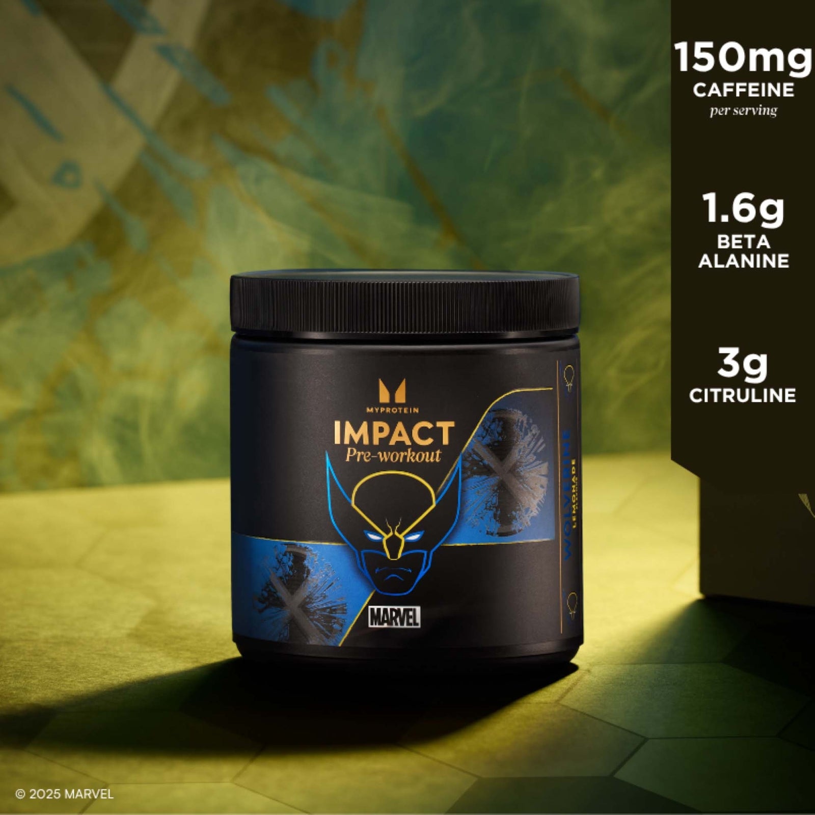 Myprotein Impact Pre-Workout x Wolverine - 40servings - Lemonade