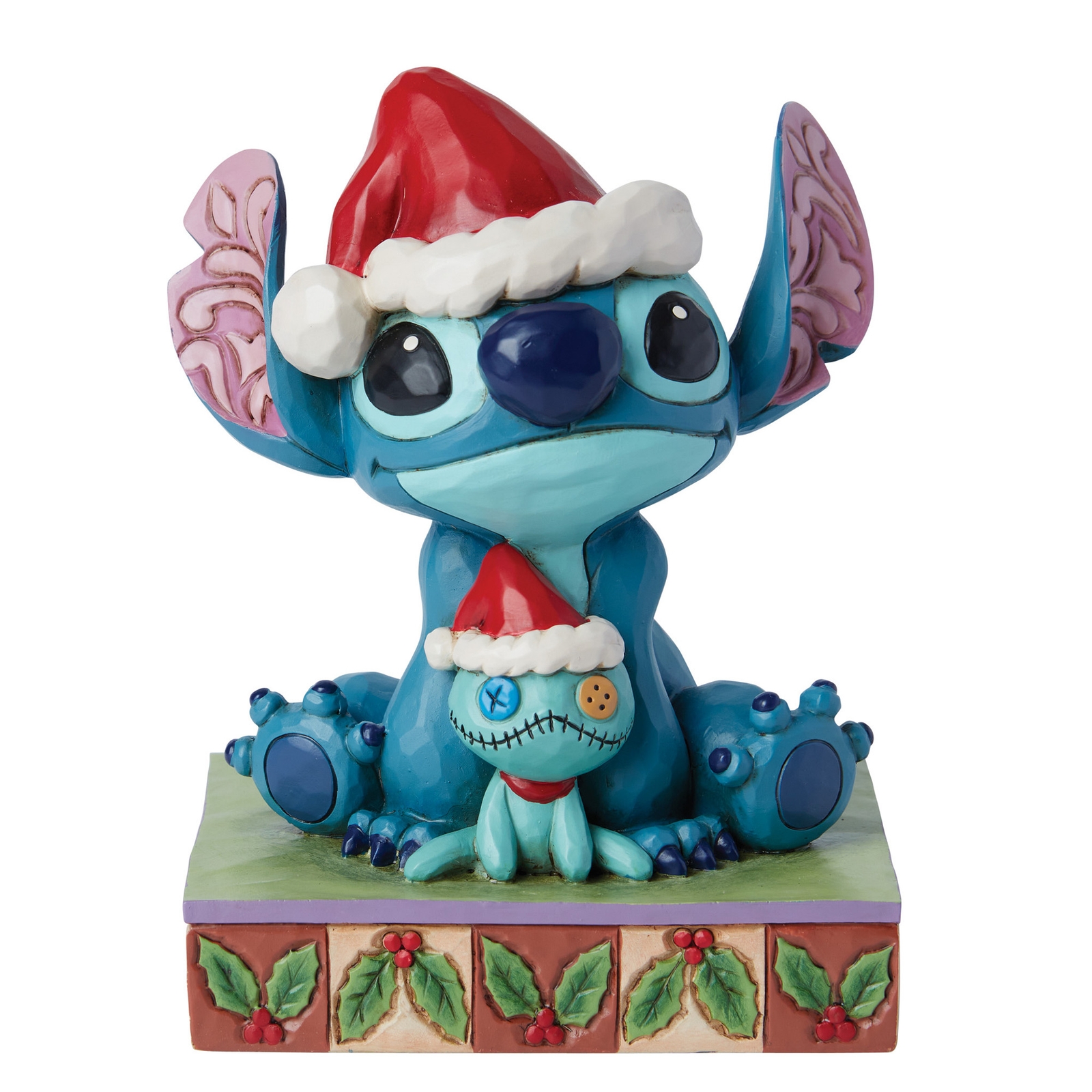 Click to view product details and reviews for Enesco Disney Christmas Buddies Santa Stitch Scrump Figurine 14cm.
