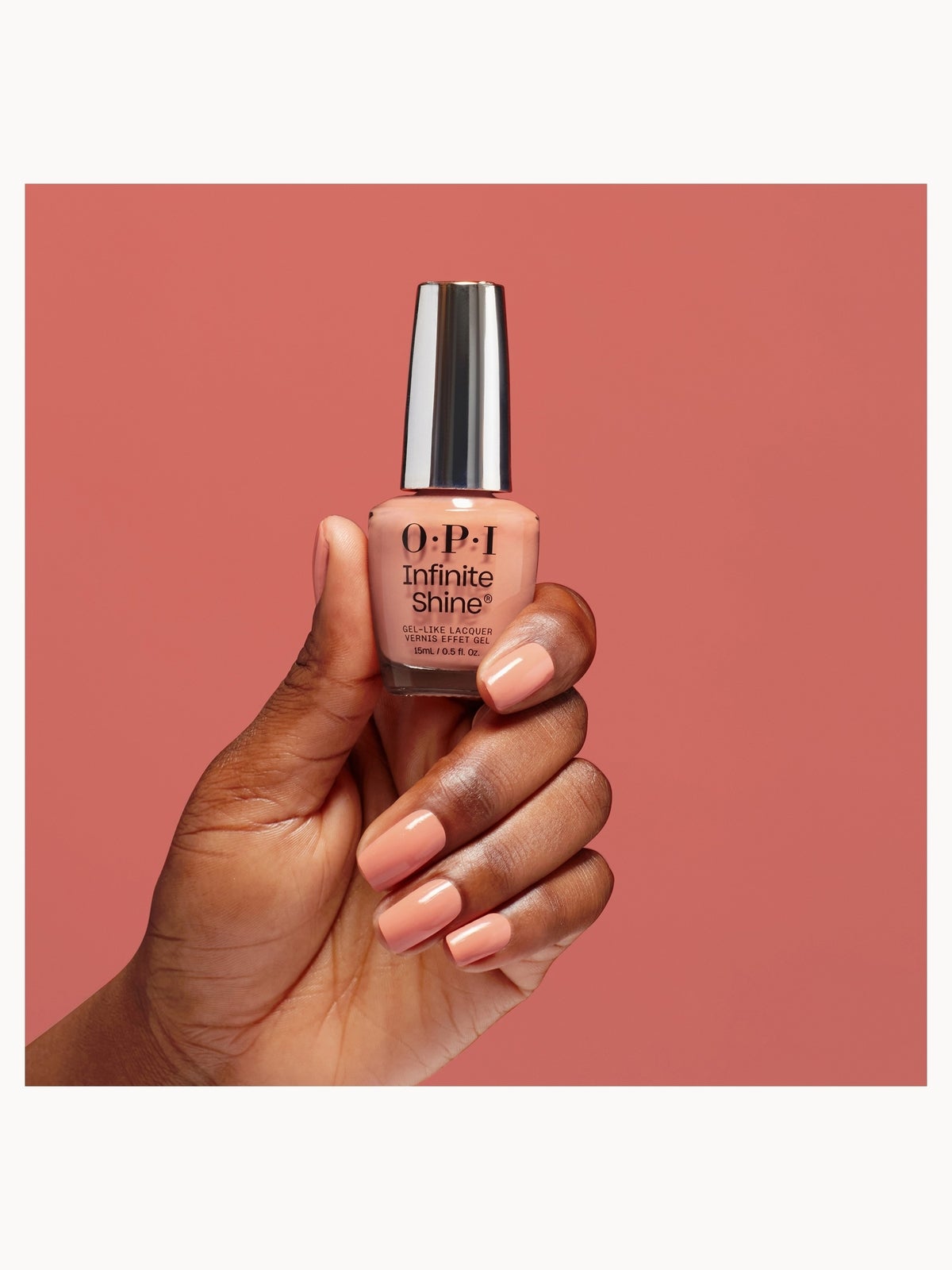 OPI Infinite Shine Long-Wear Gel-Like Peach Nail Polish - A Sherbert Thing 15ml 4