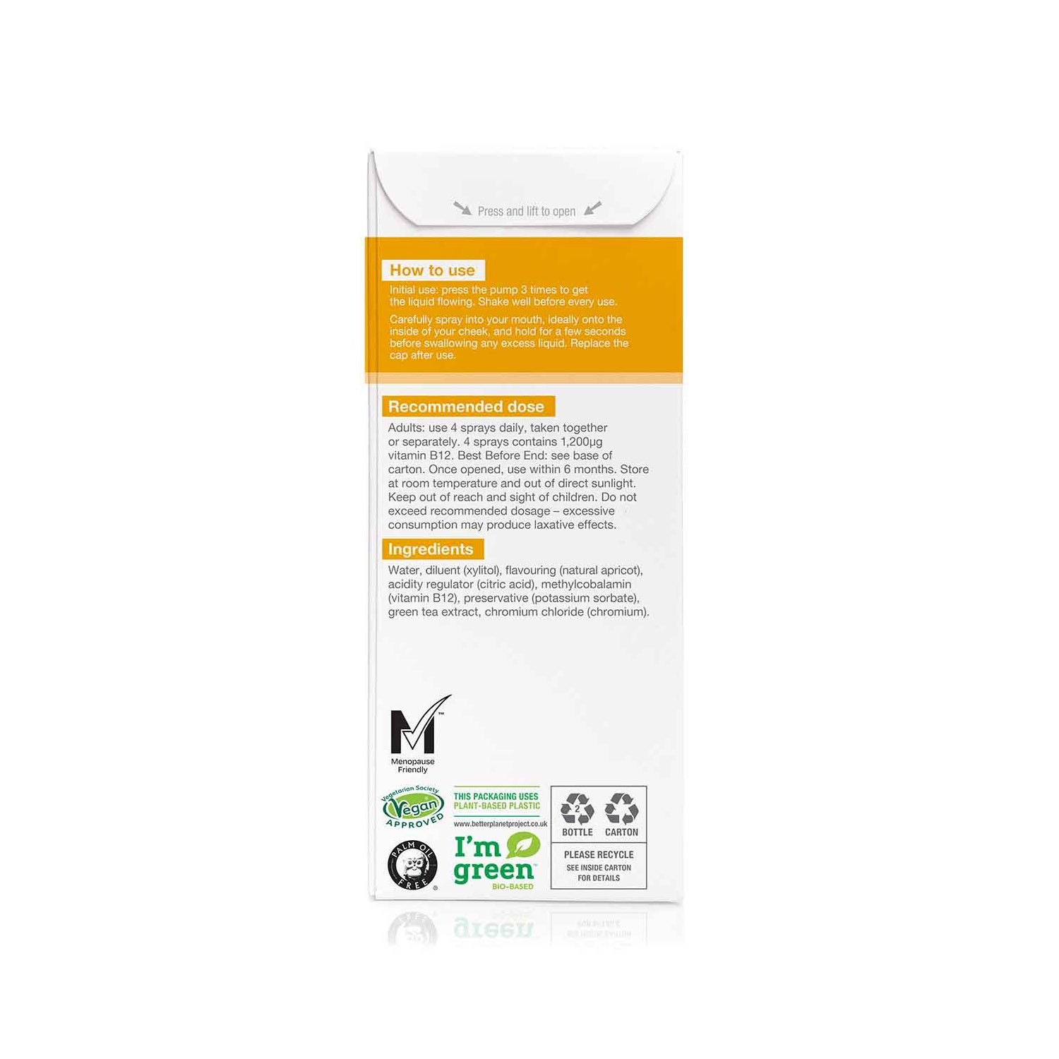BetterYou Boost Vitamin B12 Oral Spray 25ml