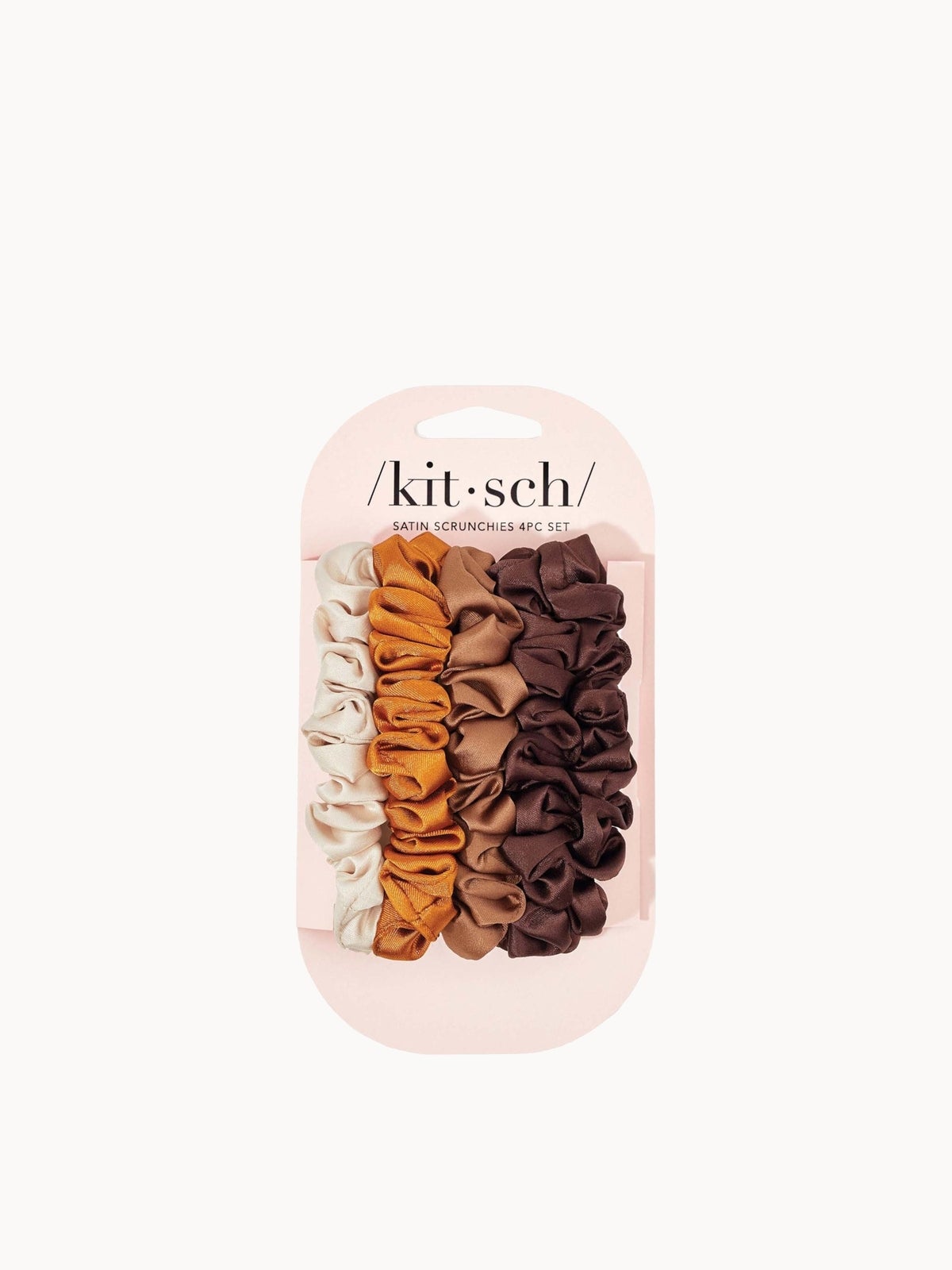 Kitsch Satin Petite Scrunchies 5 Piece Set - Sedona