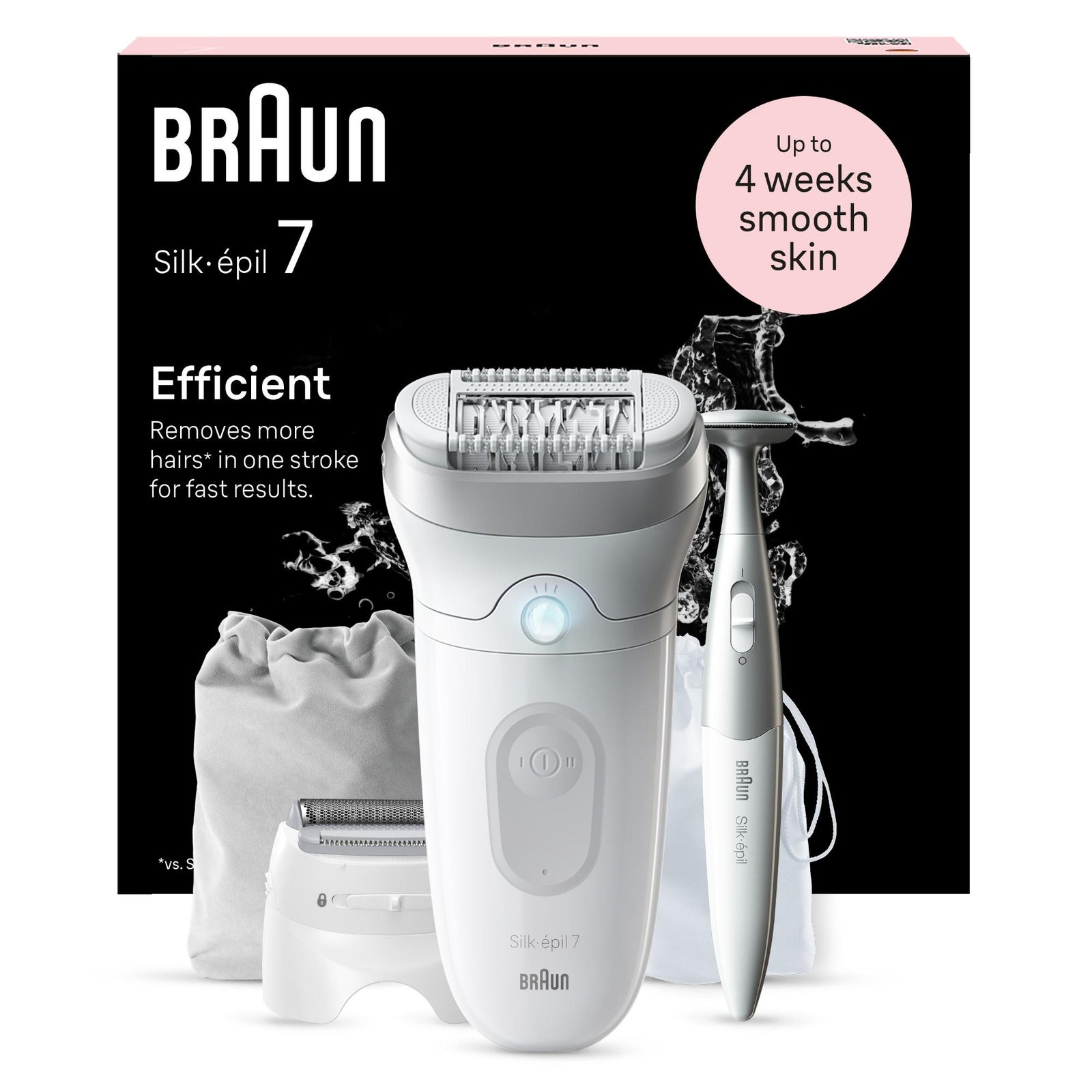 Women's Silver Braun Silk-Épil Series 7 7-241 Epilator