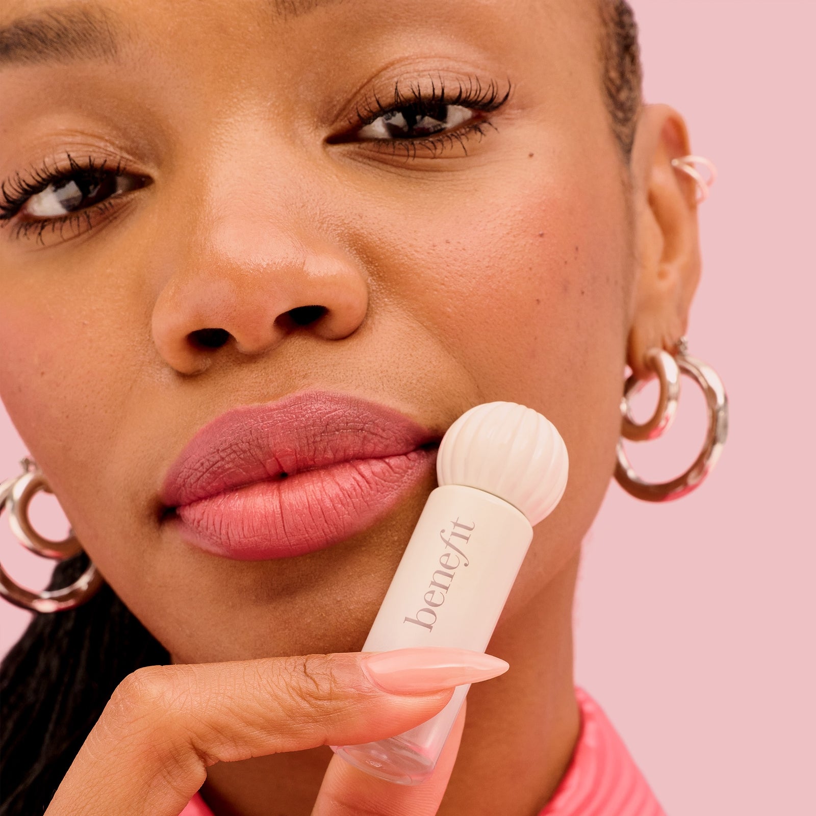 Benefit Cosmetics Plushtint Lip Tint in 20 - Red Velvet, Size: Full Size, Plushtint Lip Tint in 2 - Cream Puff, Size: Full Size, photo 15