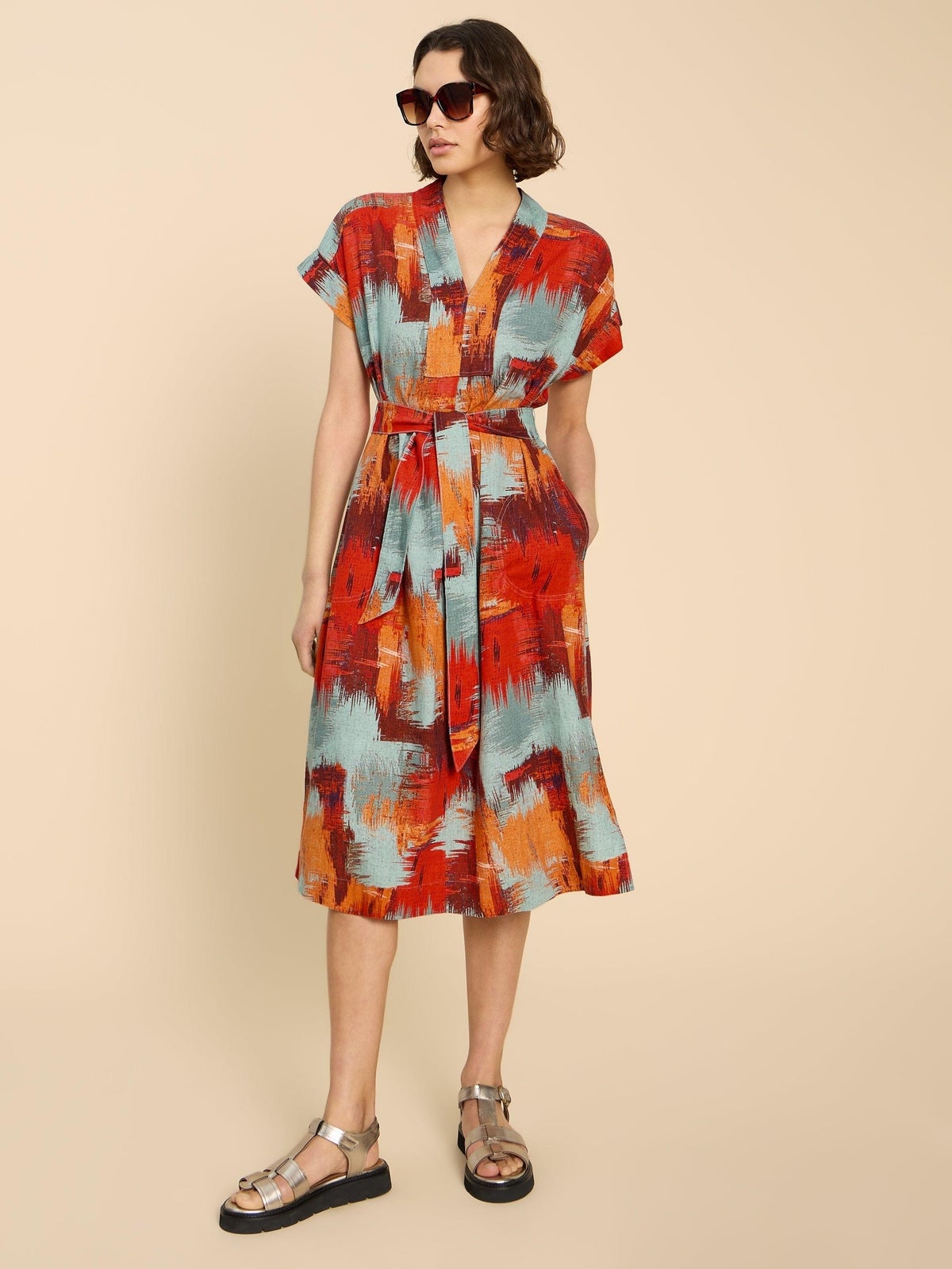 Kleid Marianne aus Leinenmischung - 50/R