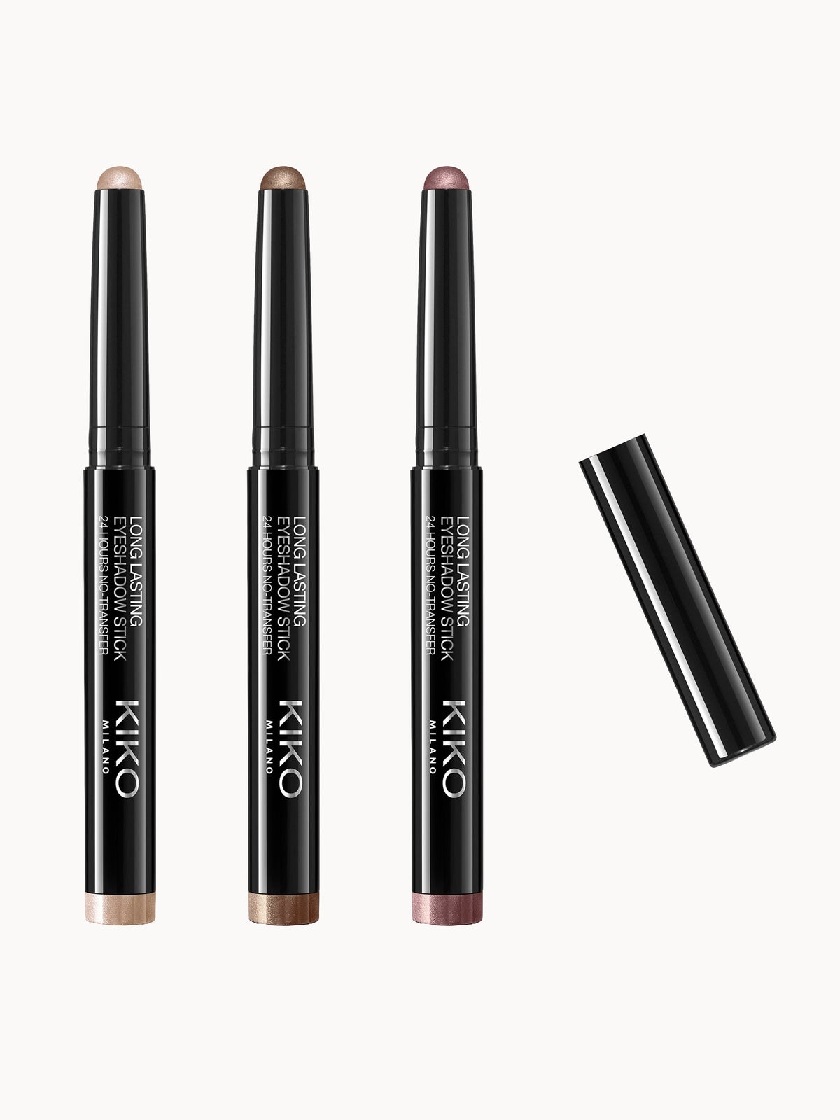 KIKO Milano Exclusive Long Lasting Eyeshadow Stick Trio - Warm Neutrals
