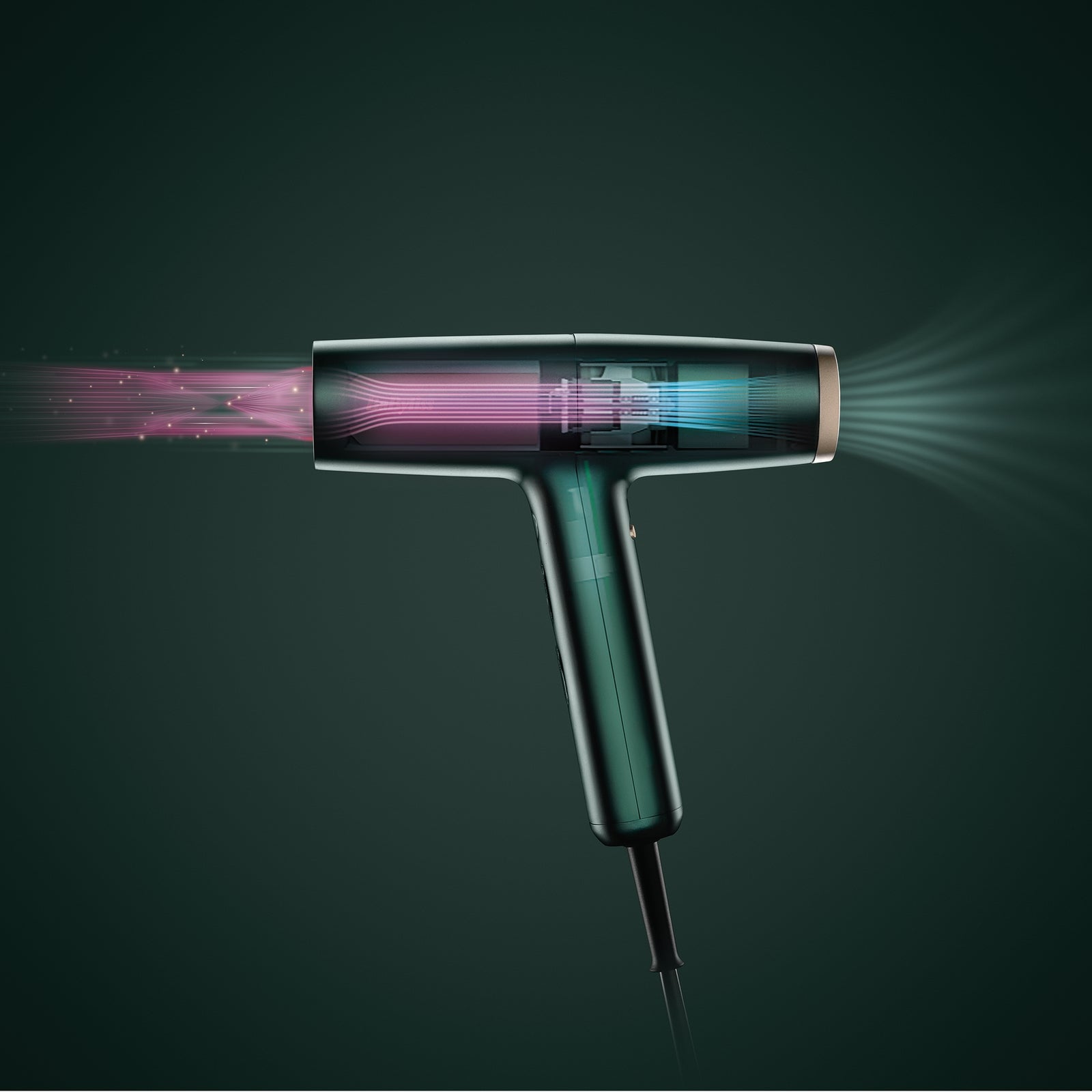 BaByliss Air Power Pro - Midnight Green 4