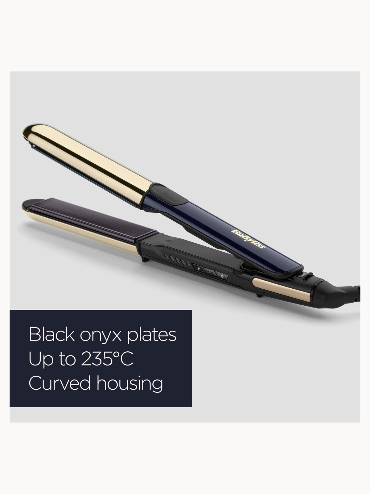 BaByliss Straight and Curl Hair Straightener - Black Onyx 3