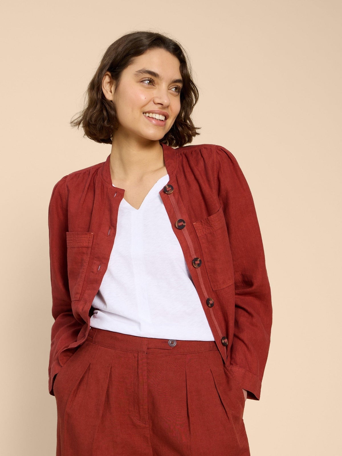Leinenjacke Delilah - 48