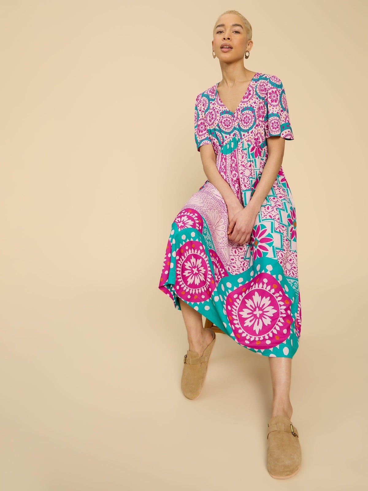 Lucy EcoVero Midikleid - 38/R