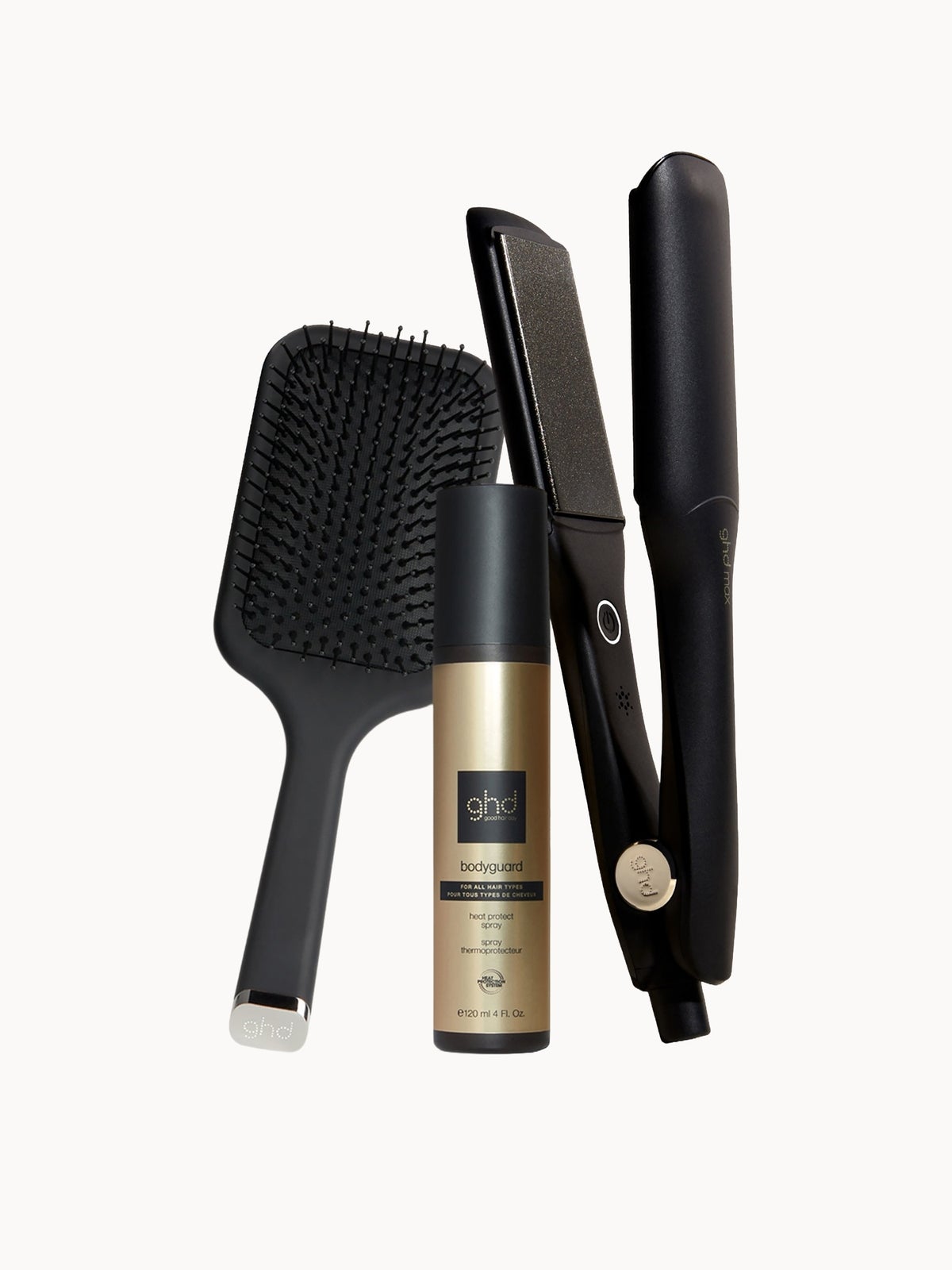ghd Max Wide-Plate Hair Straightener and Styling Trio
