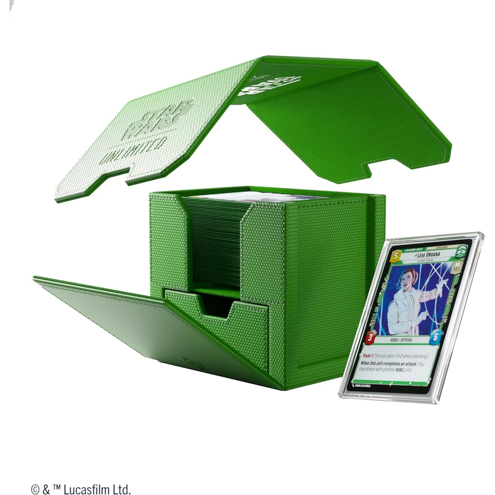 Gamegenic Star Wars: Unlimited Deck Pod Green Gamegenic Star Wars: Unlimited Deck Pod Green