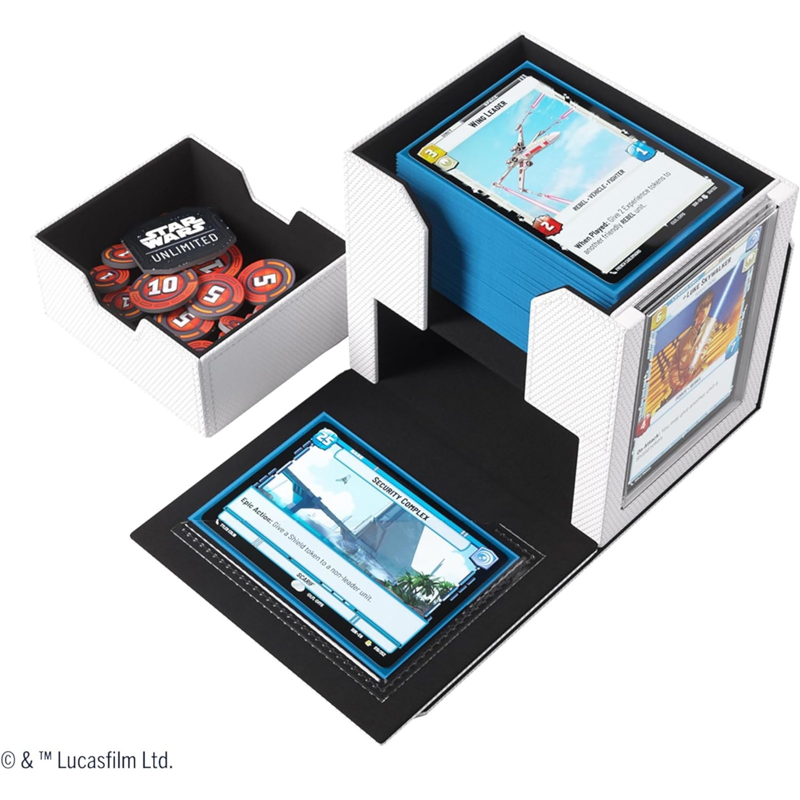 Gamegenic Star Wars: Unlimited Deck Pod White/Black Gamegenic Star Wars: Unlimited Deck Pod White/Black