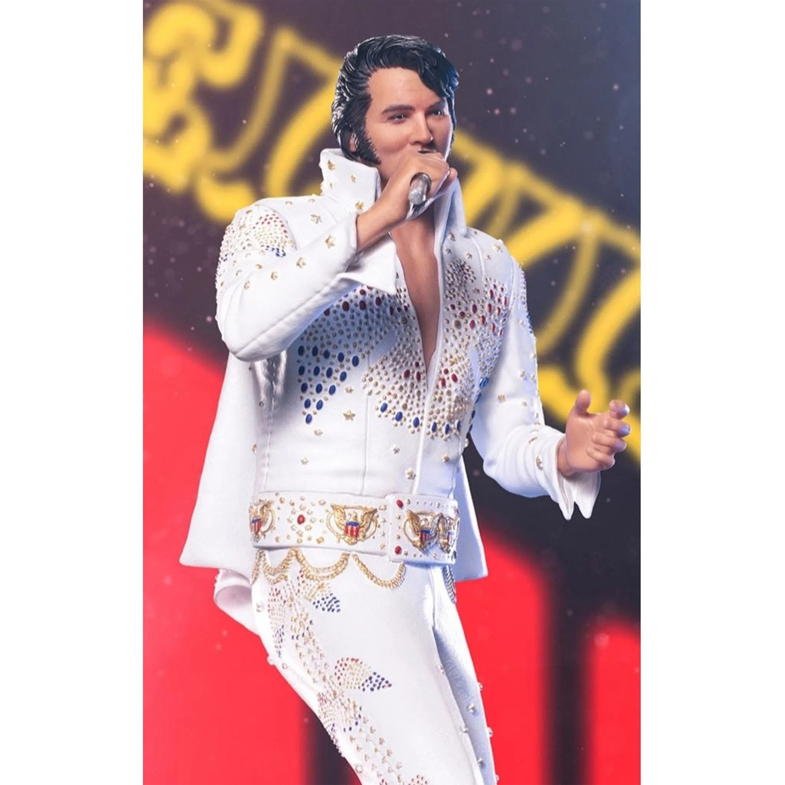 Click to view product details and reviews for Iron Studios Elvis Presley Aloha From Hawaii 1973 Art Scale 1 10 Collectible Statue 21cm.