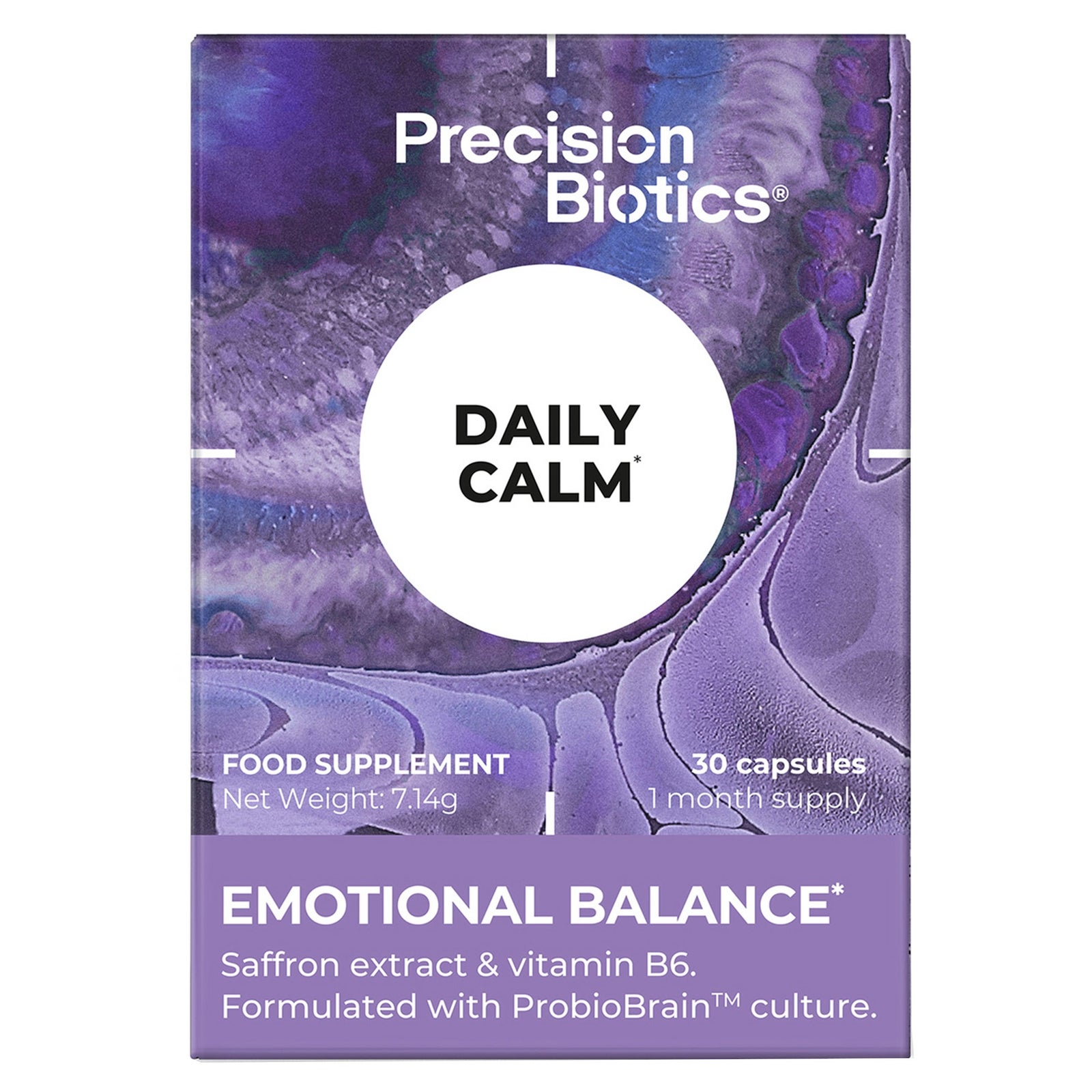 Precision Biotics PrecisionBiotics® Daily Calm - Emotional Balance* - 30 Capsules