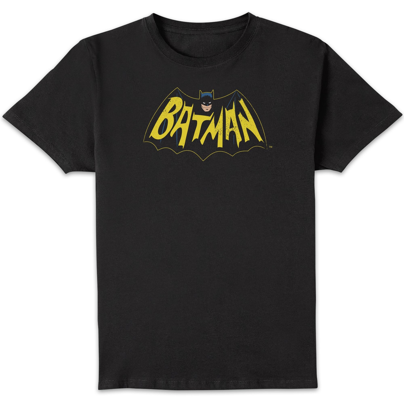 Batman '66 Vintage Blk Men's T-Shirt - Black - S