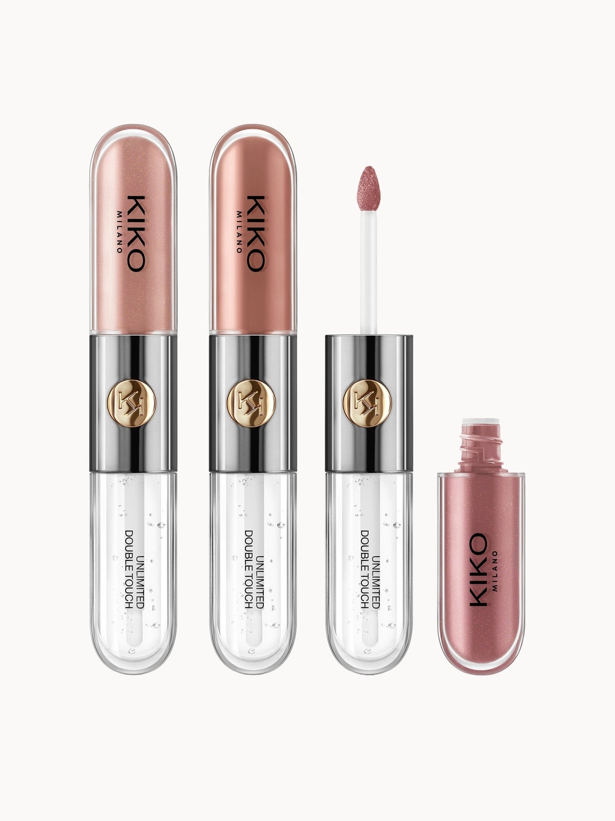 KIKO Milano Unlimited Double Touch Lip Set 18ml – Nude Attitude (Worth £38.97)